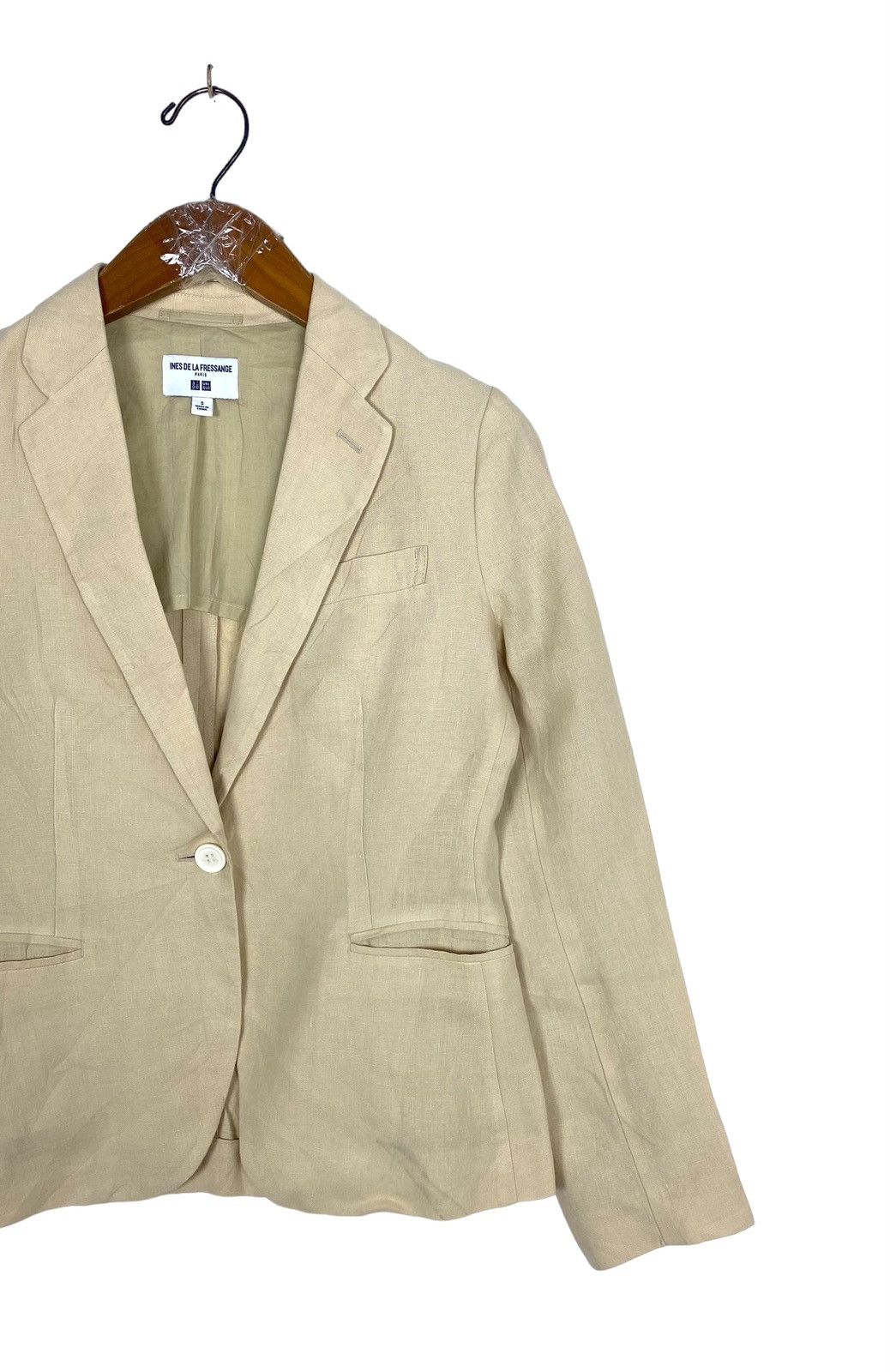 Uniqlo Rare‼️ Ines De La Fressange X Uniqlo Linen Blazer Size XS / US 0-2 / IT 36-38 - 3 Thumbnail