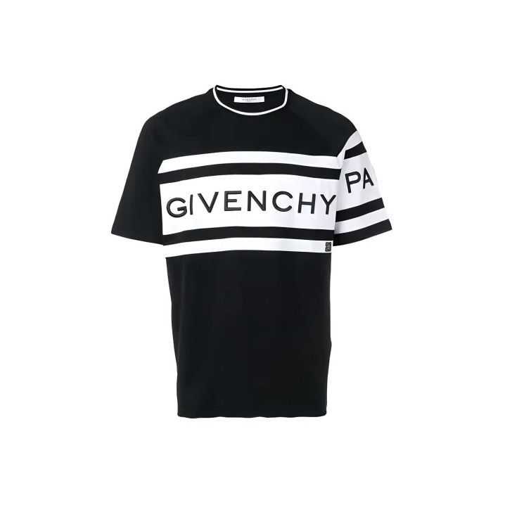 Givenchy Givenchy SS24 Striped Letter Print Short-Sleeve T-Shirt Size US XS / EU 42 / 0 - 1 Thumbnail