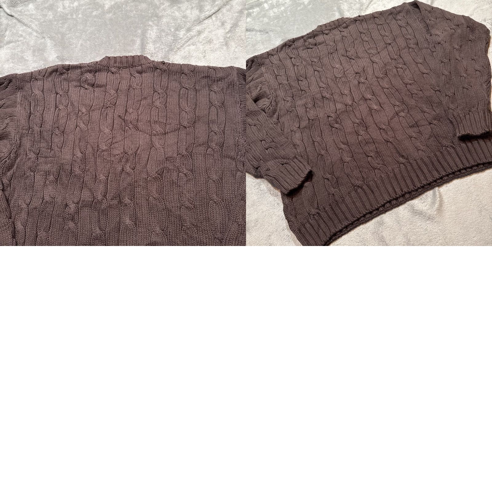 J.Crew VINTAGE J.CREW Sweater Mens XL Brown Cable Knit Classic Pullover 90s Oarsman Size US XL / EU 56 / 4 - 8 Thumbnail