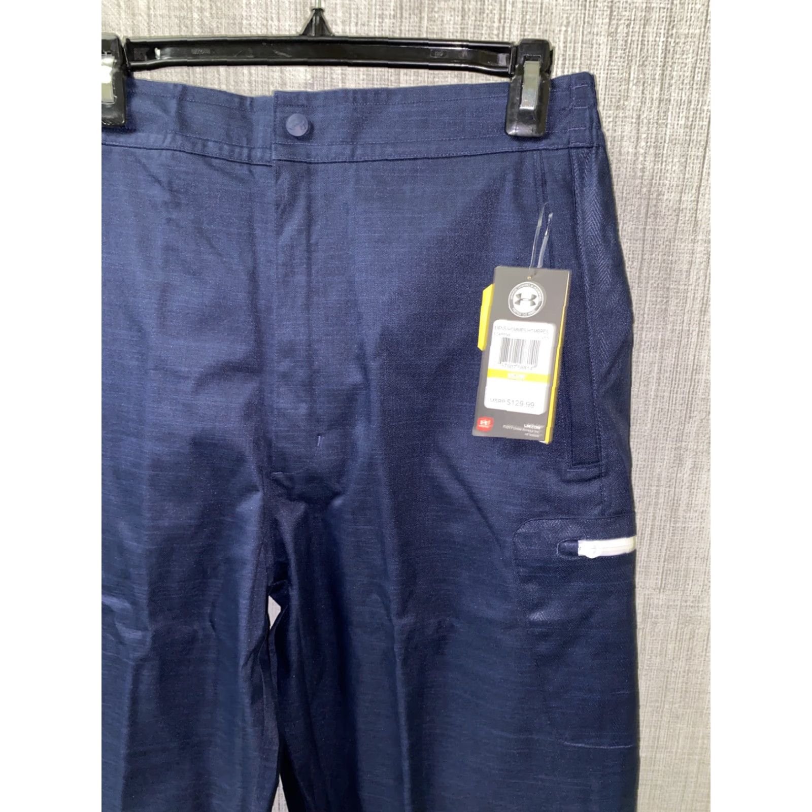 Under Armour Under Armour Mens Blue Polyester Athletic Pants M Regular NWT Pants Men 31.5 In Inseam Athleticwear Size US 31 - 2 Thumbnail