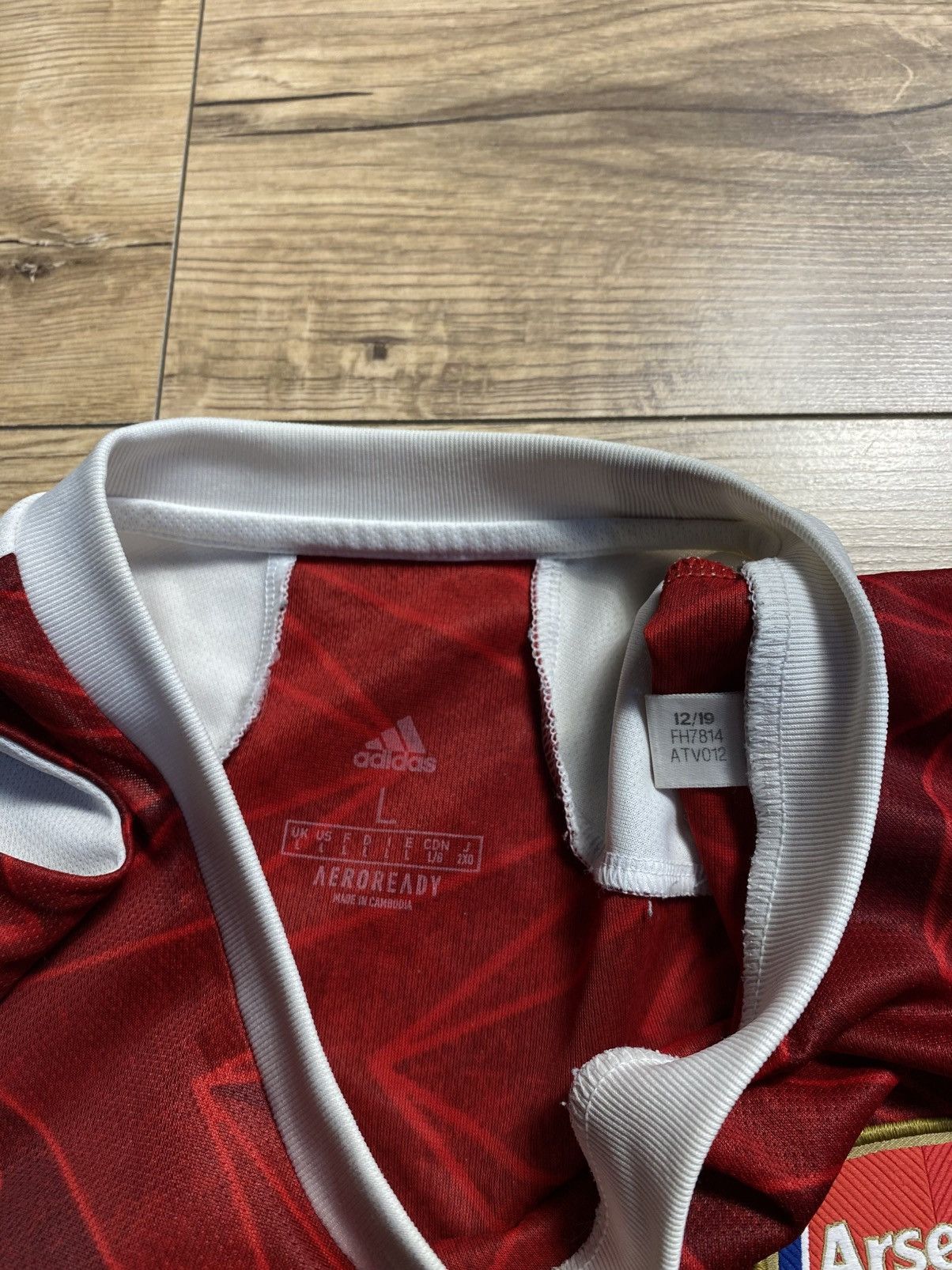Adidas Adidas Arsenal Home Long Sleeve Shirt 20-21 Jersey Men's szL Size US L / EU 52-54 / 3 - 7 Thumbnail