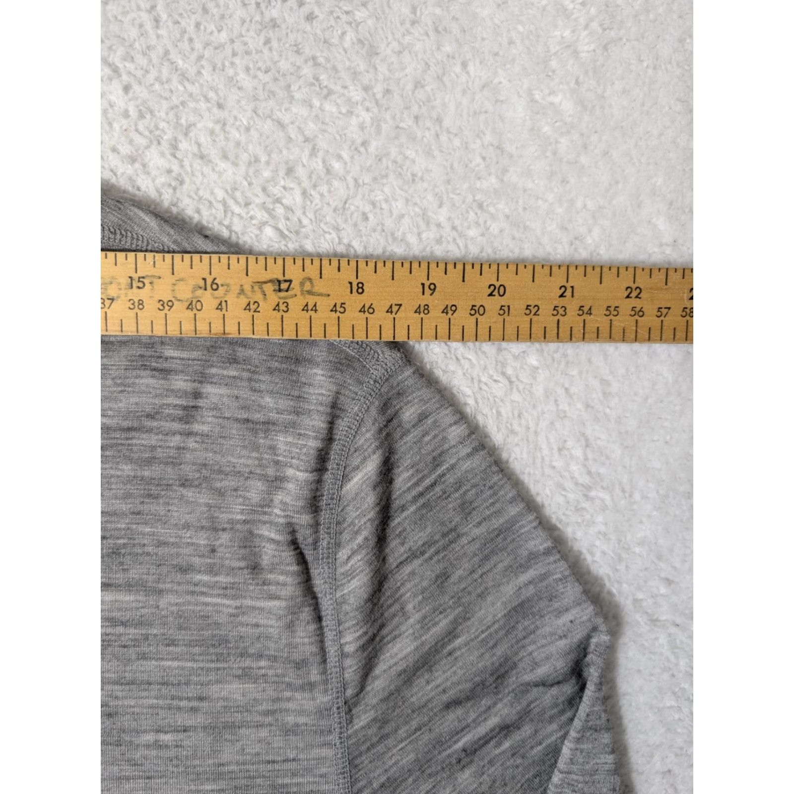 Pajar PAJAR T-Shirt Mens Large Crew Long Sleeve Grey Merino Wool Blend Thermal All Seasons Size US L / EU 52-54 / 3 - 5 Thumbnail