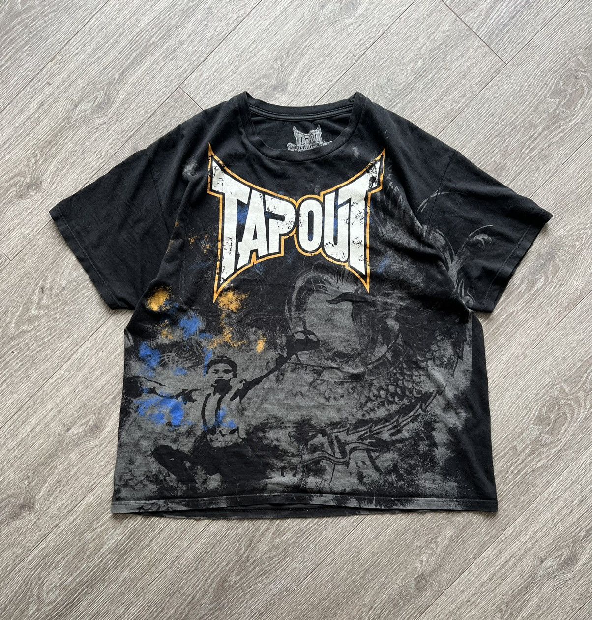 Vintage Vintage Tapout T-Shirt Size US XL / EU 56 / 4 - 2 Thumbnail