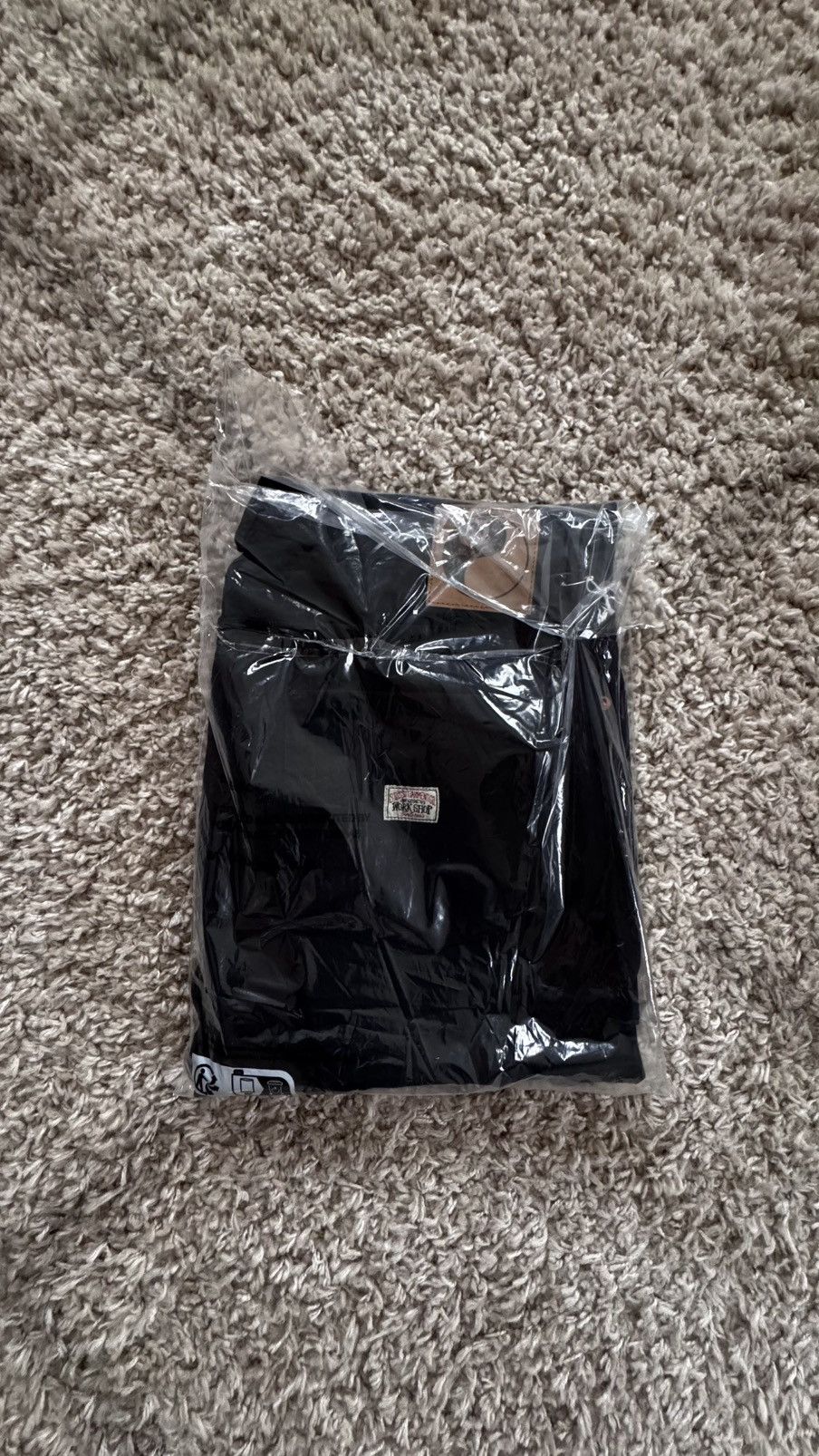 Our Legacy × Stussy WORK CUT 250 USD Overdyed Black Linen Twill Size US 34 / EU 50 - 3 Thumbnail