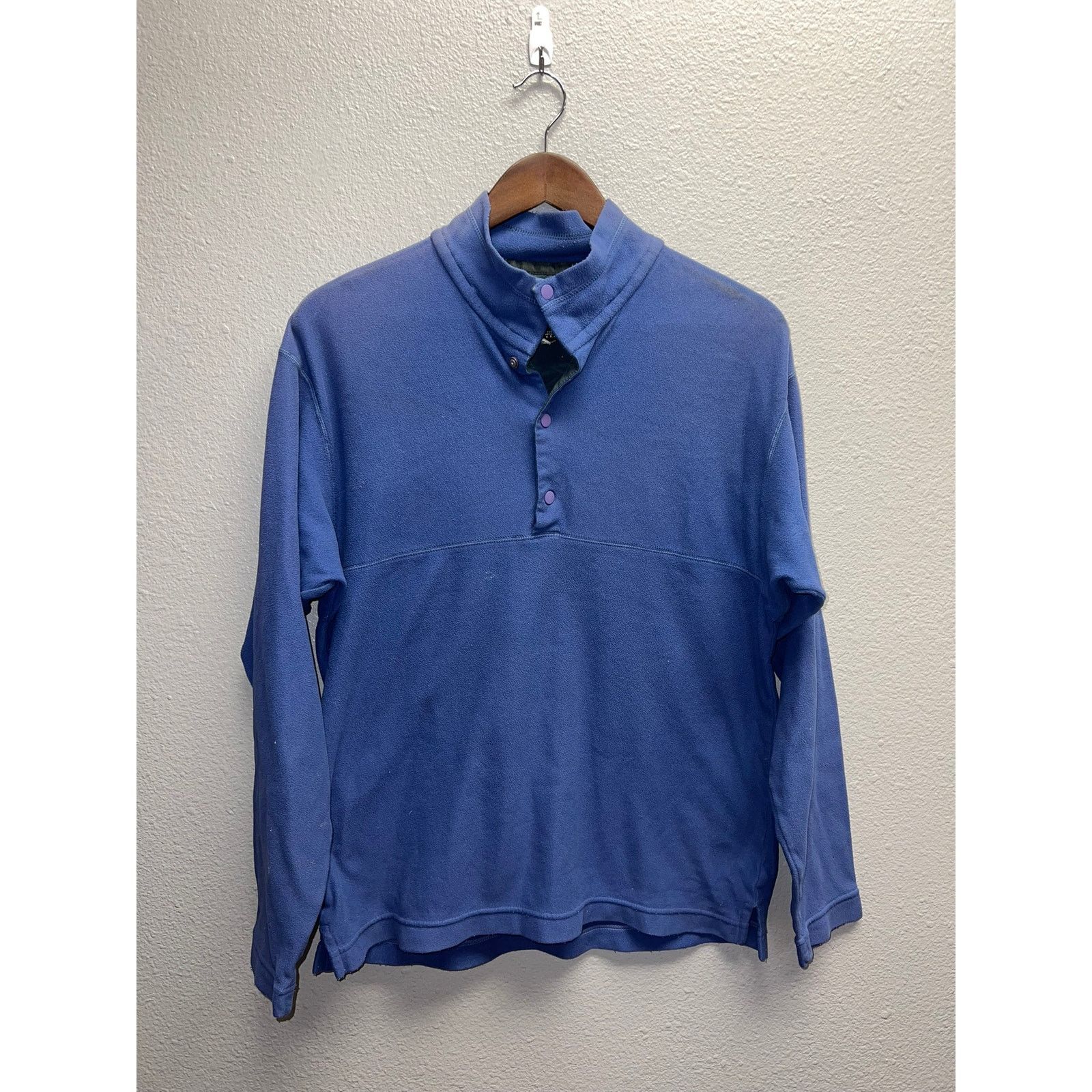 Patagonia Patagonia Micro D Luxe Sweater Blue Pullover Fleece USA Made Size US M / EU 48-50 / 2 - 1 Thumbnail