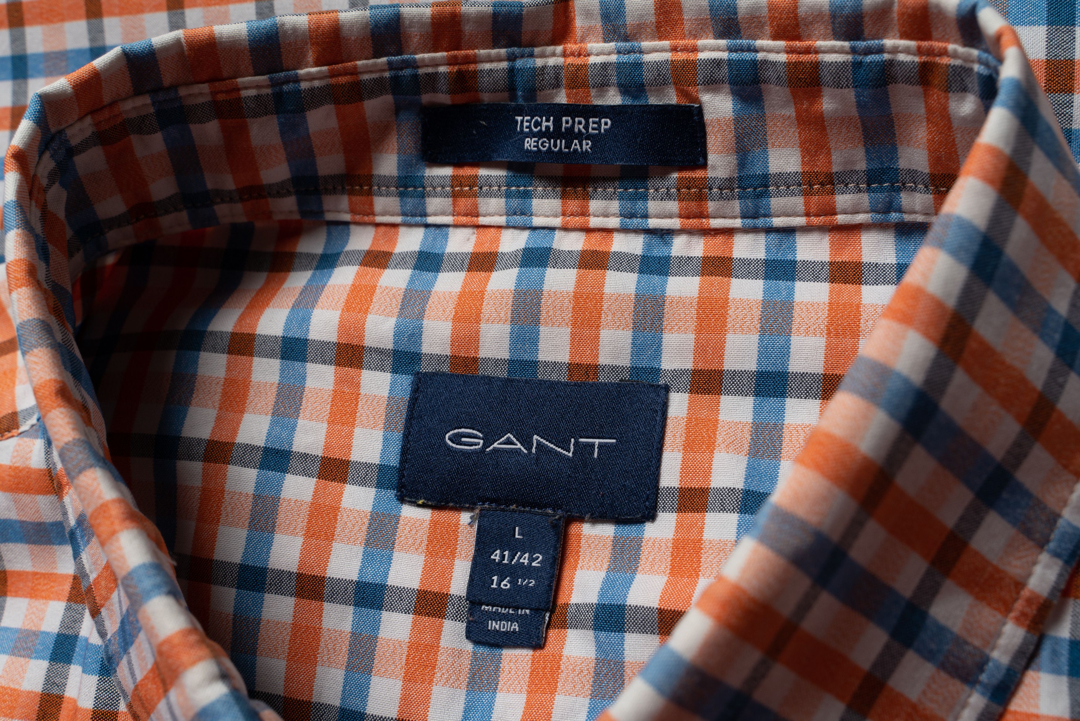Gant 🔵 GANT Check Long Sleeve Button Up Shirt Size US L / EU 52-54 / 3 - 7 Thumbnail