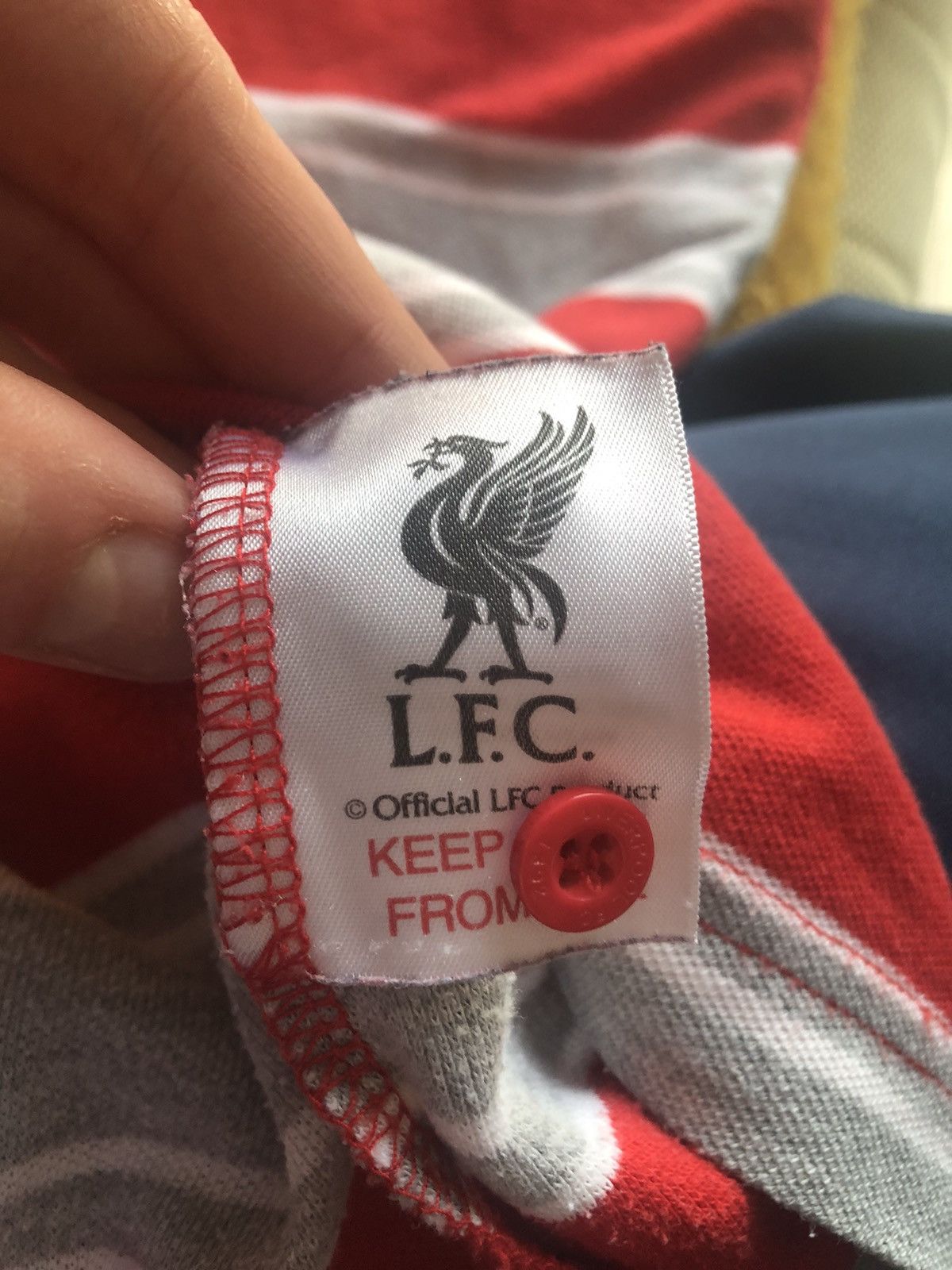 Vintage LIVERPOOL FC RARE VINTAGE FOOTBALL SOCCER POLO SHIRT Size US L / EU 52-54 / 3 - 7 Thumbnail