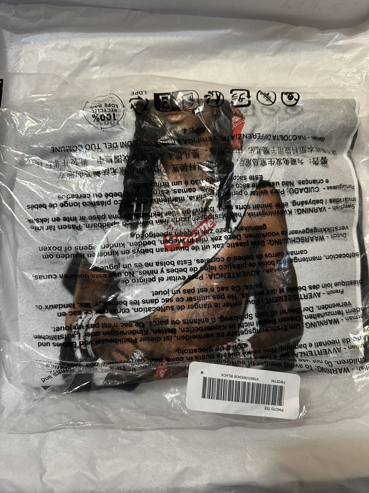 Supreme Supreme Playboy Carti Tee Black Medium Size US M / EU 48-50 / 2 - 2 Thumbnail