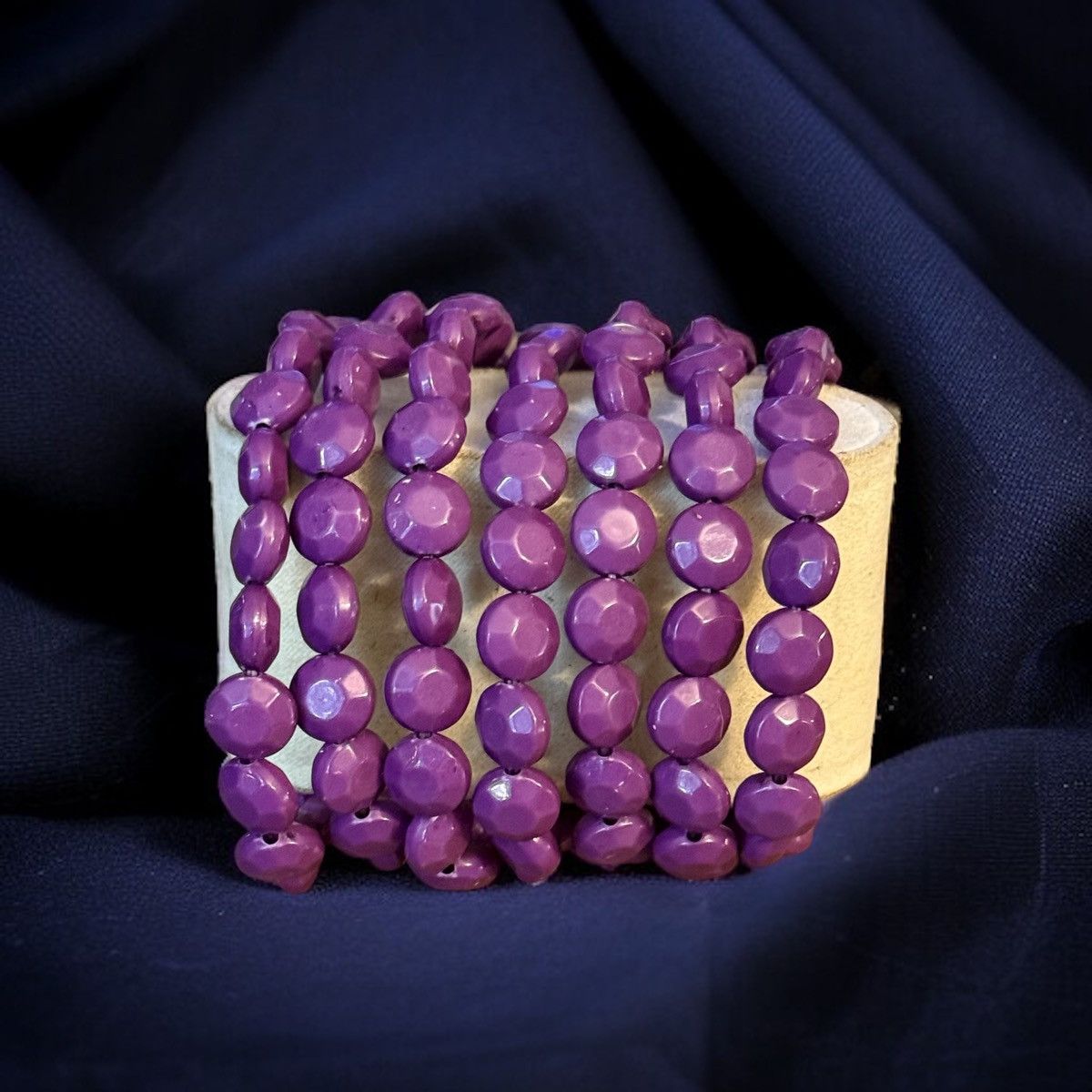 Other Multi strand stacked purple bead bracelet Size ONE SIZE - 3 Thumbnail