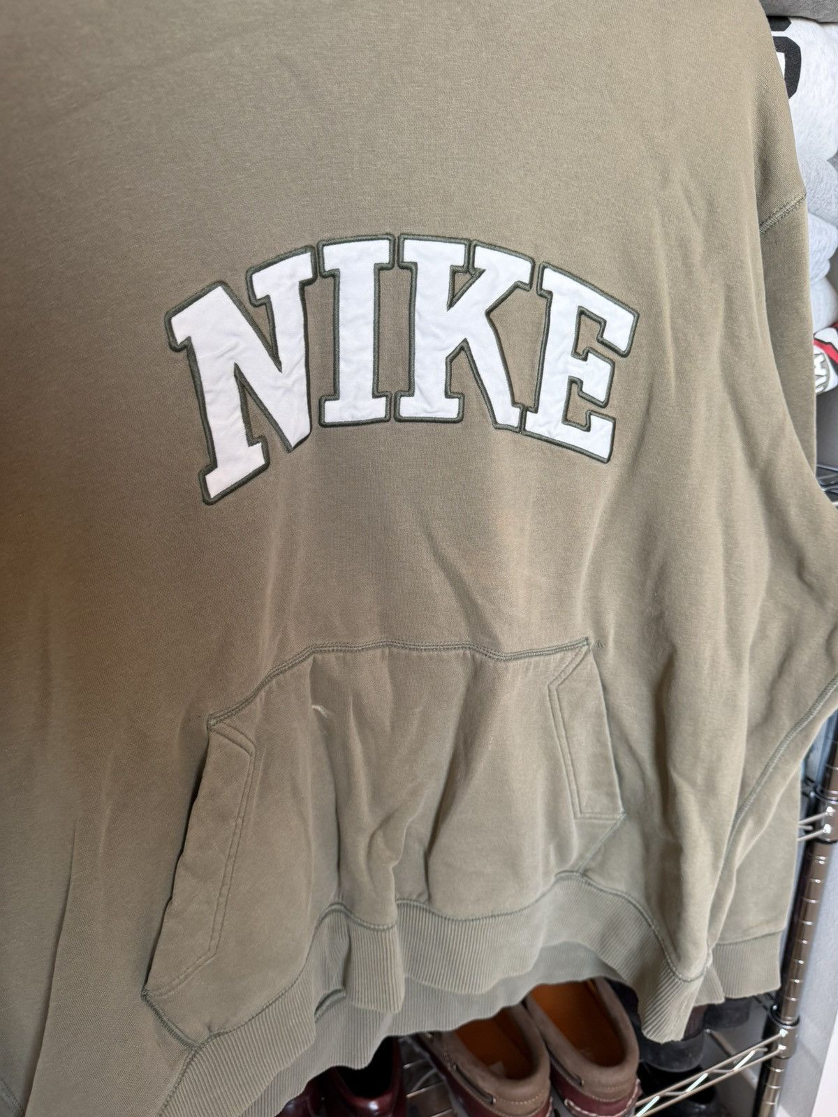 Nike Vintage Nike Spell out hoodie Size US XL / EU 56 / 4 - 2 Thumbnail