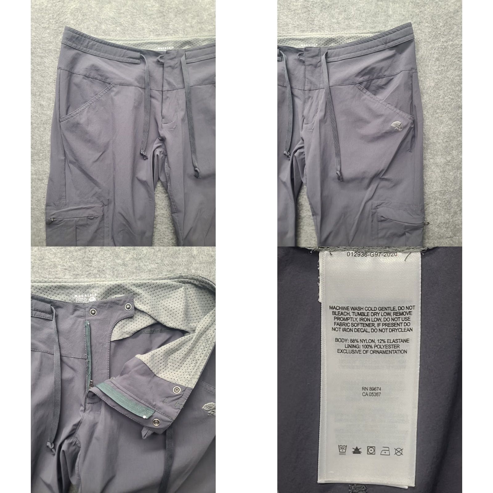 Mountain Hardwear Mountain Hardwear Dynama Pants Womens 10x32 Regular Cargo Convertible Hiking Stretch Quick Dry Water Resistant Breathable Inseam 32 Brown Knit? Size 32" / US 10 / IT 46 - 8 Thumbnail