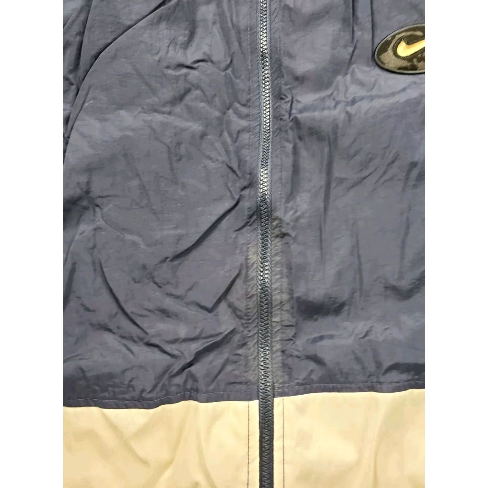Nike VINTAGE Nike Windbreaker Jacket XL Mens Blue Full Zip Hooded 90s Oversized Size US XL / EU 56 / 4 - 5 Thumbnail