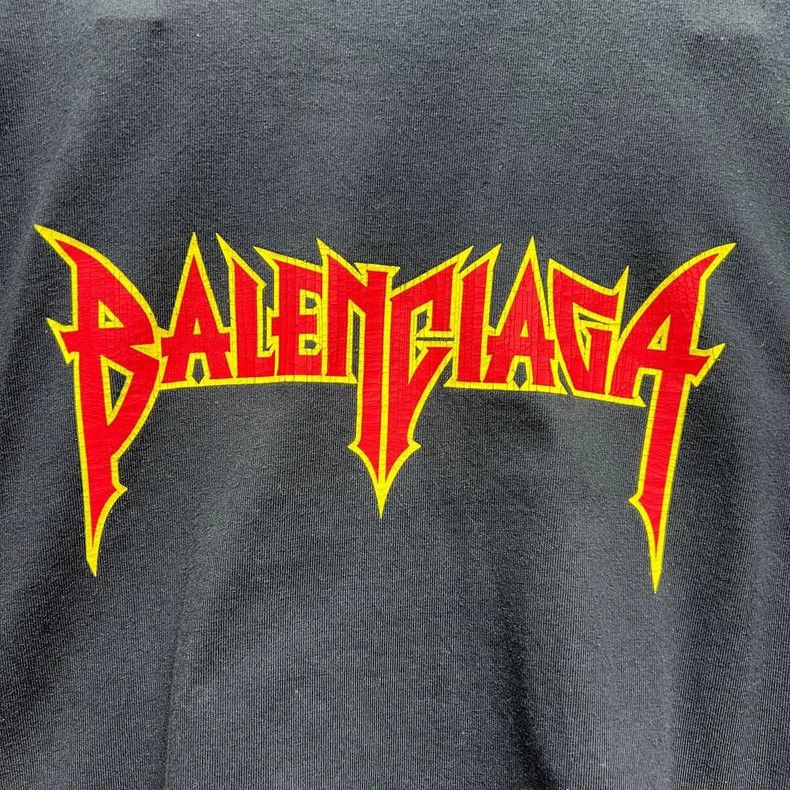 Balenciaga Balenciaga Splatter Print Bat Destroyed Long Sleeve Top Size US L / EU 52-54 / 3 - 3 Thumbnail