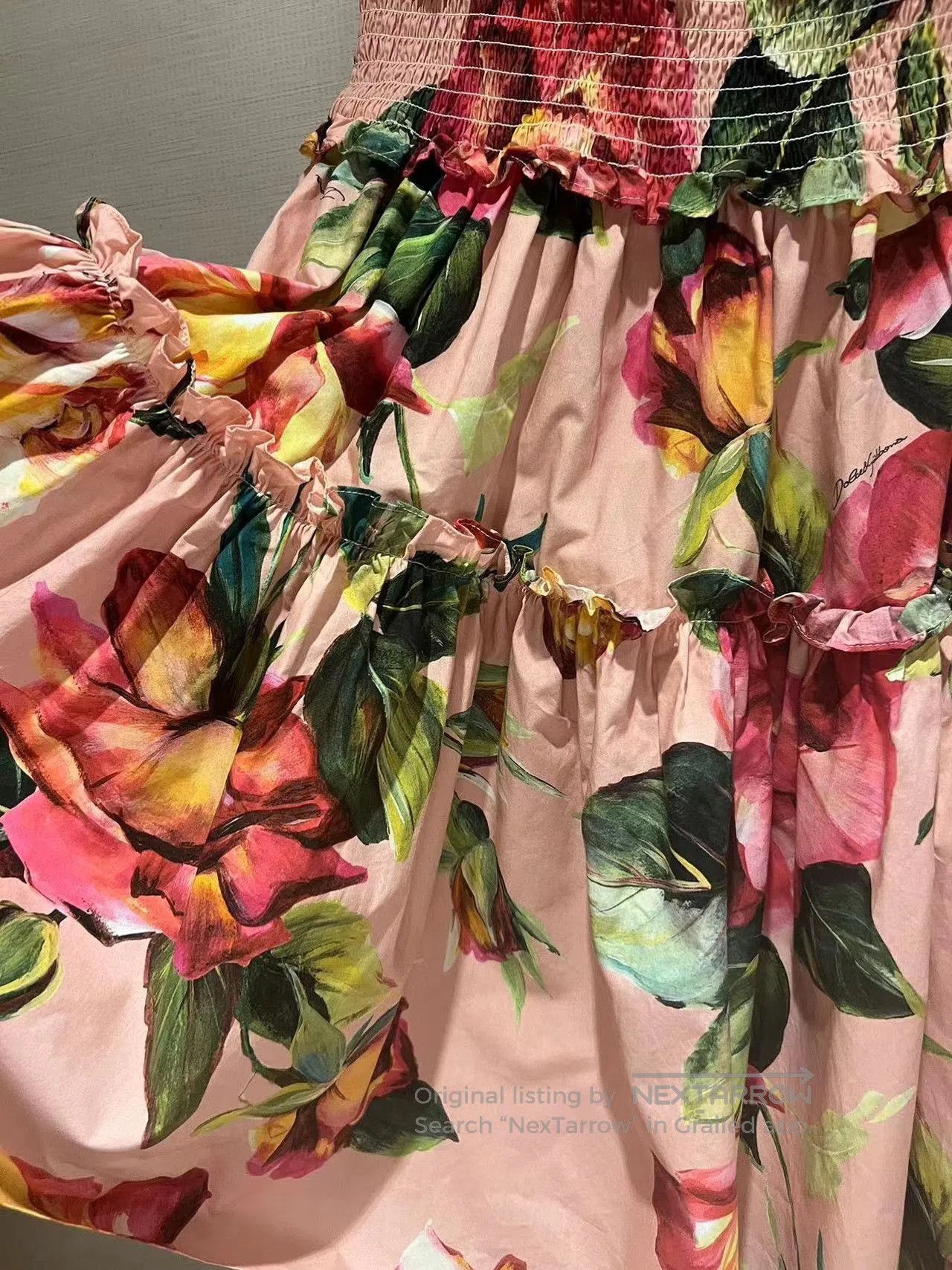 Dolce & Gabbana Dolce & Gabbana Floral Dress. Size S / US 4 / IT 40 - 2 Thumbnail