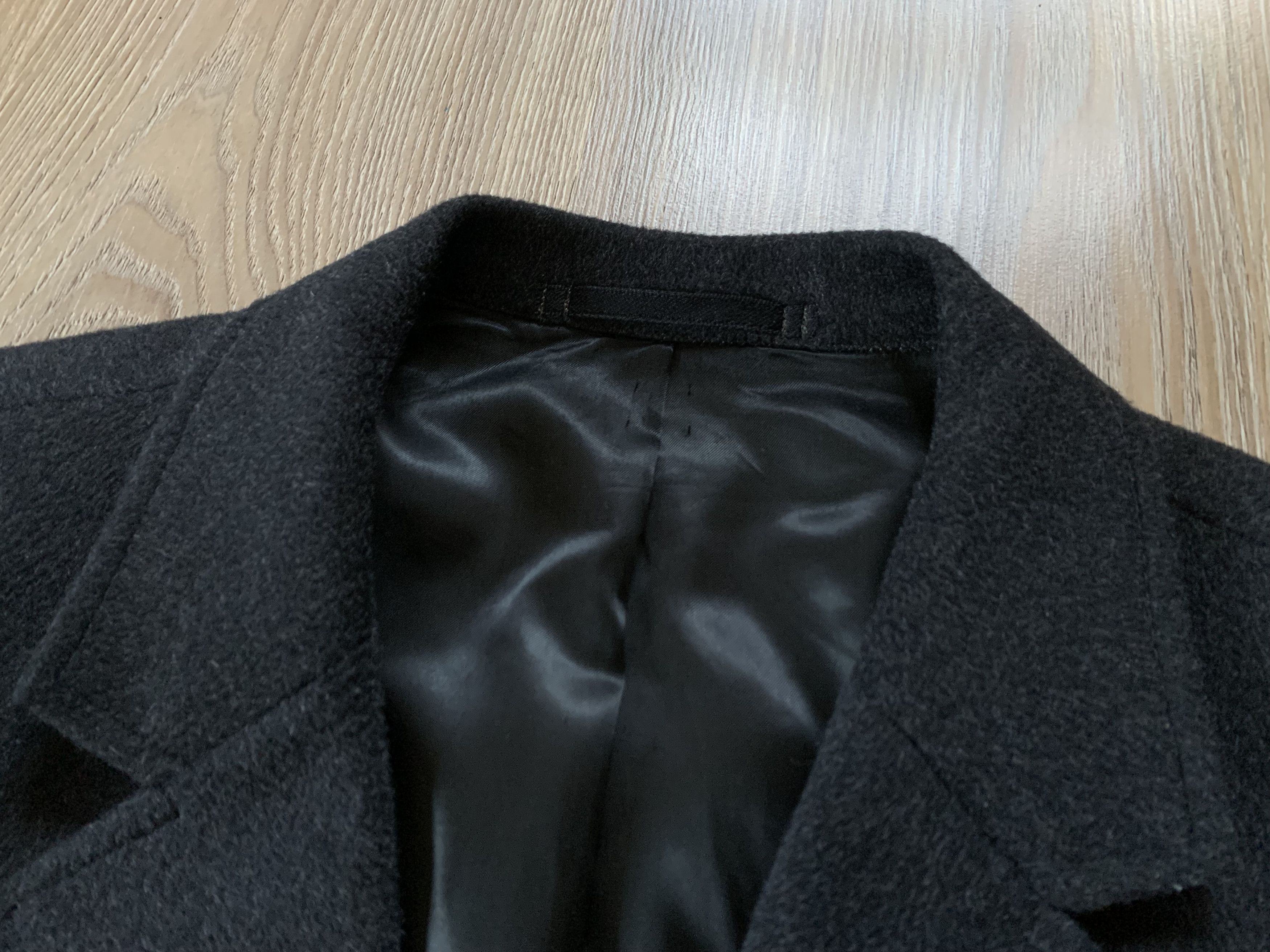 Designer × Vintage Dominique Girod Cashmere Black Heavy Coat Size US XL / EU 56 / 4 - 6 Thumbnail