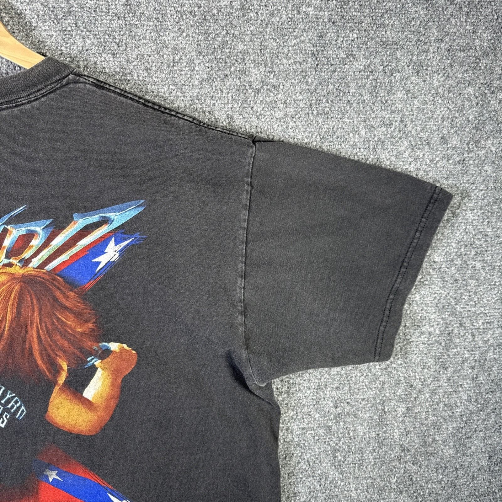 Band Tees Vintage Lynyrd Skynyrd Shirt XL Black 90s Biker Rides Size US XL / EU 56 / 4 - 7 Thumbnail