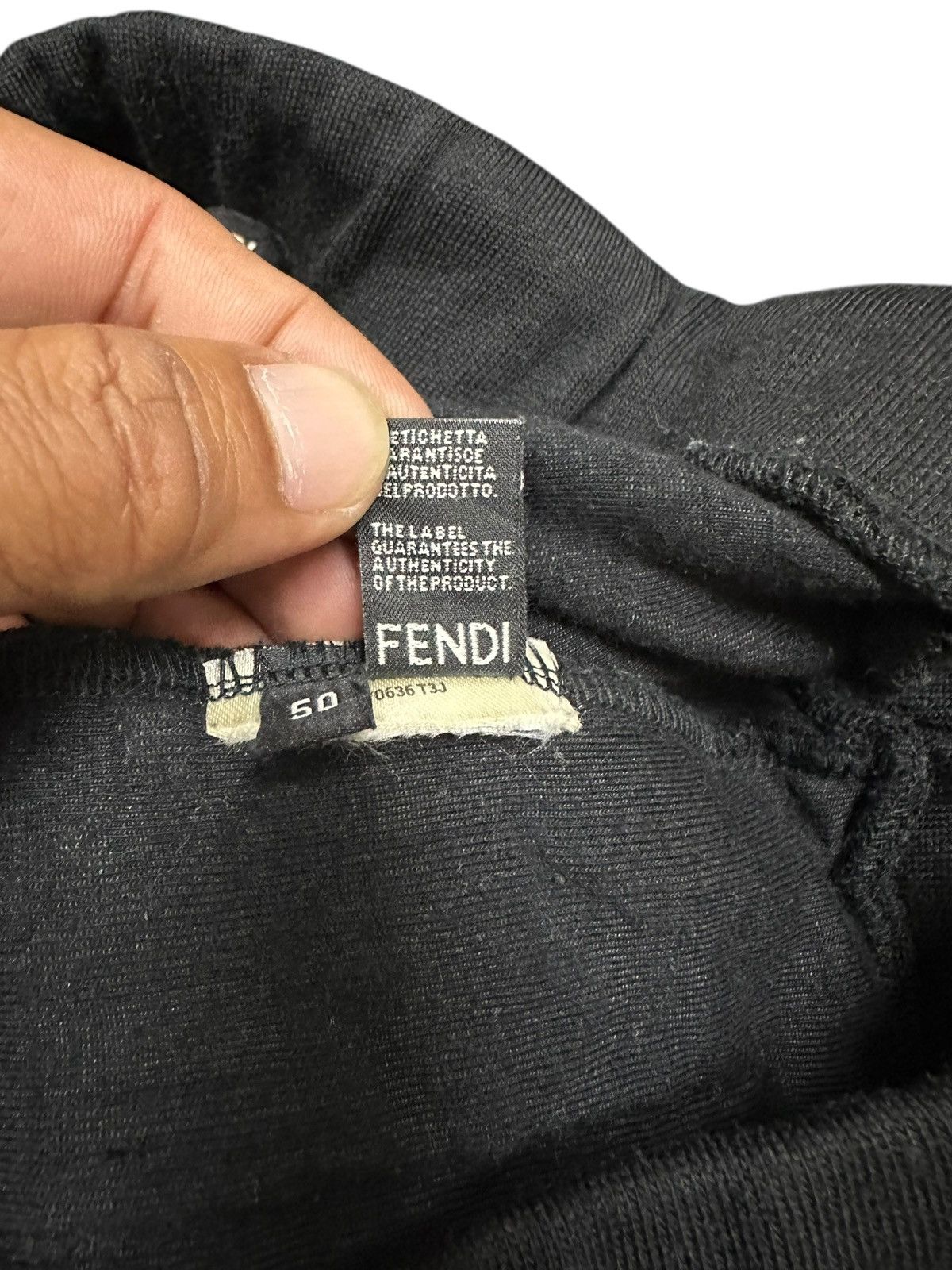Fendi Fendi 3D Monogram Velvet Jogger Pant Size US 34 / EU 50 - 6 Thumbnail