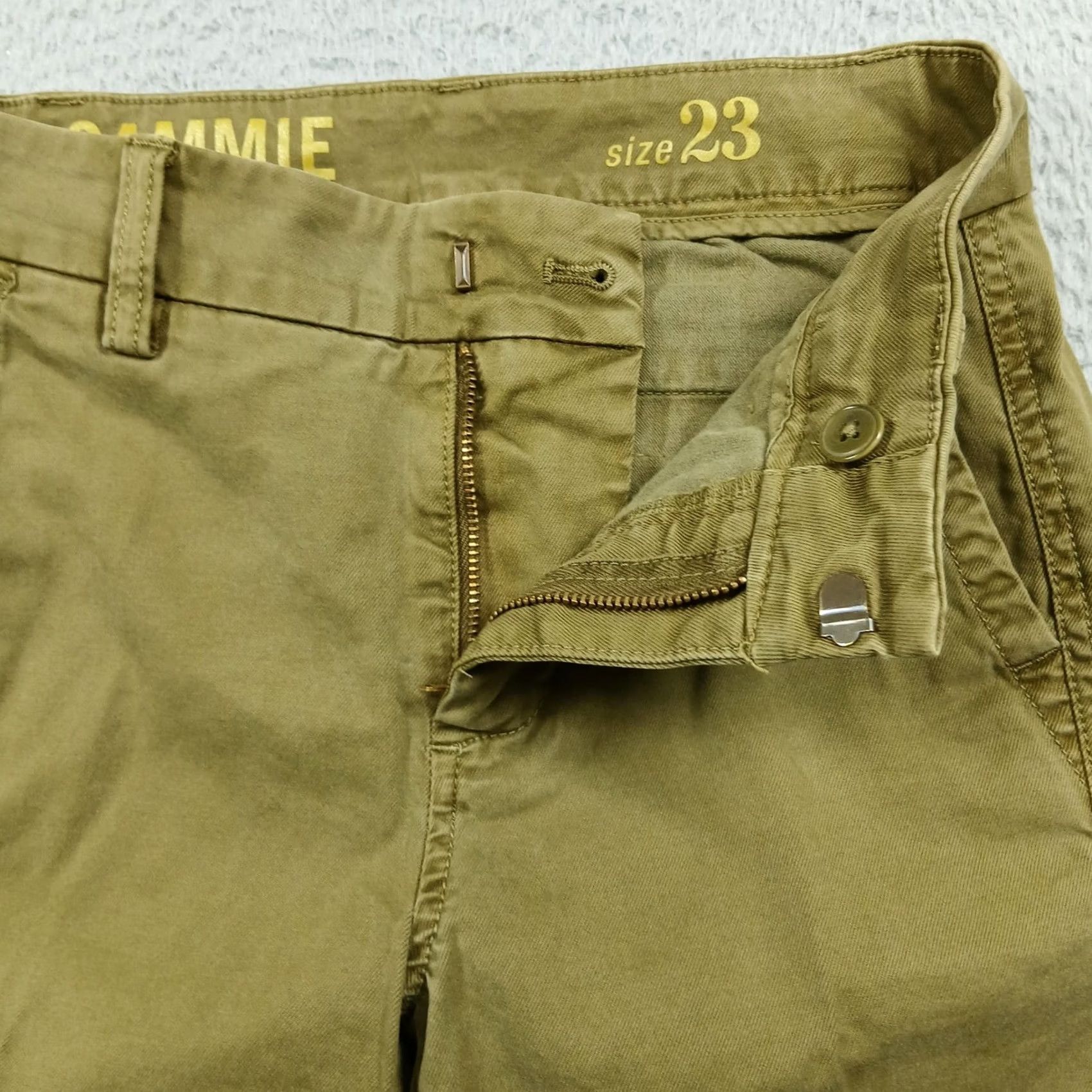J.Crew J. Crew Sammie Chino Pants Crop Slim Kick Flare Green Womens 23 NWT Moss Size 40" / US 18 - 7 Thumbnail