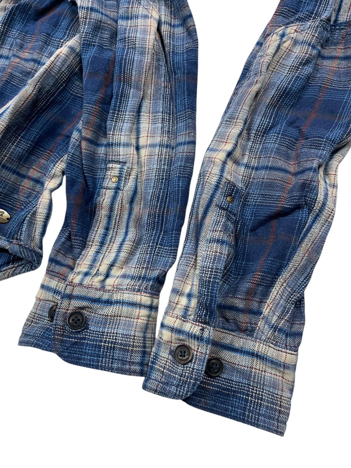Flannel × Scotch & Soda × Vintage Vintage Scotch & Sode 1/2 Zip Flannel Shirt y2k Size US S / EU 44-46 / 1 - 8 Thumbnail