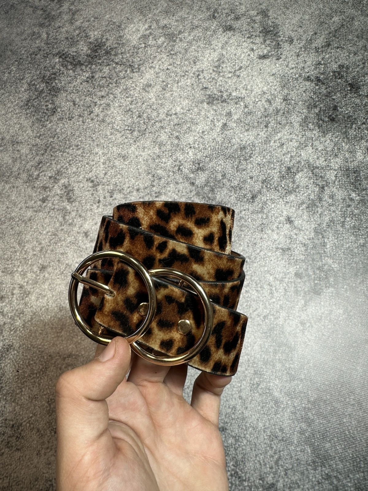 Other Y2K Leopard Belts Rare Streetwear Avant Garde Style USA VTg Size ONE SIZE - 1 Thumbnail