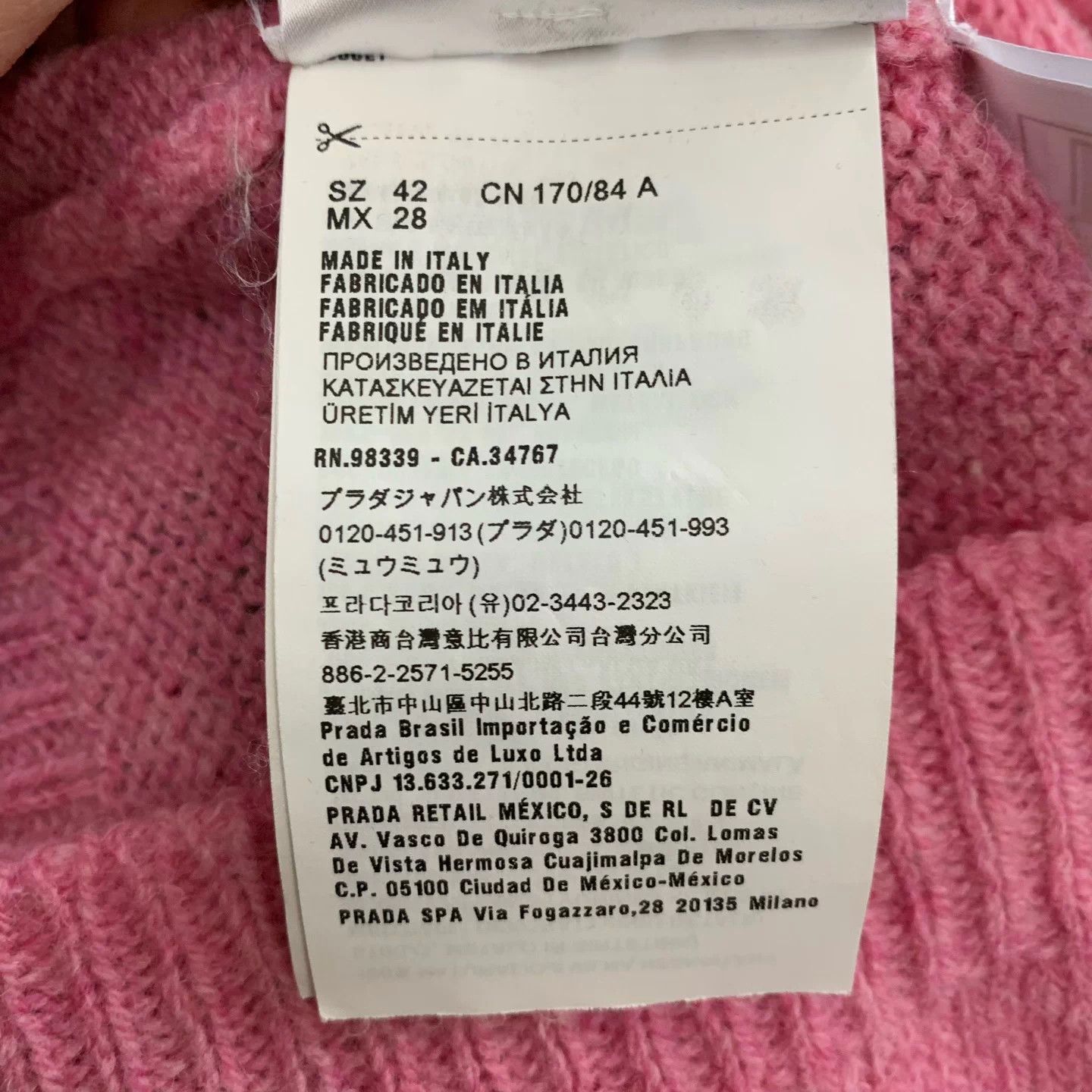 Miu Miu MIU MIU Pink Bow Knit Cardigan Size 42 95 New Size M / US 6-8 / IT 42-44 - 5 Thumbnail