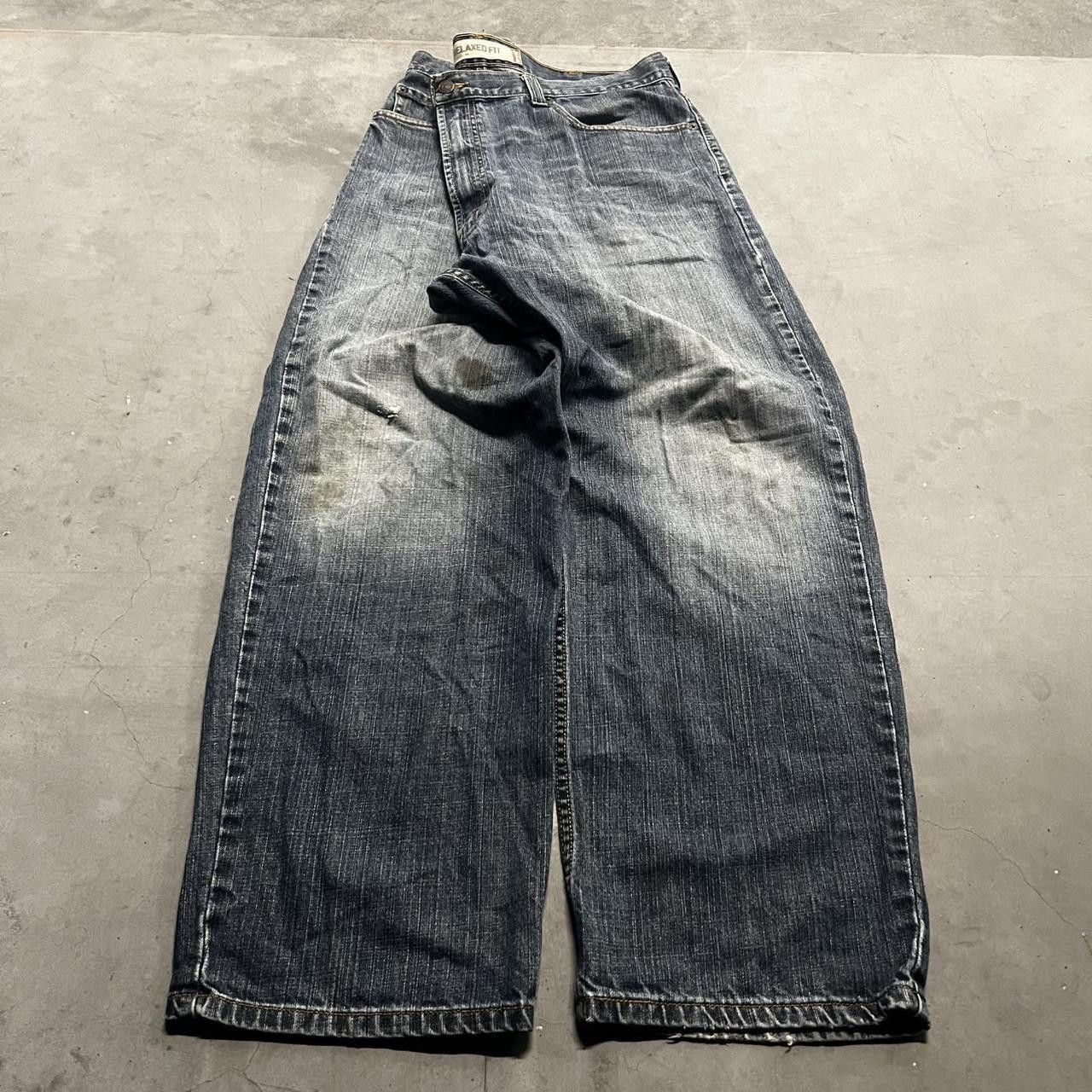 Levi's Crazy Vintage Y2K/2000s Baggy Levis Skater Style Streetwear Dark Wash Denim Jeans! Size US 40 / EU 56 - 3 Thumbnail