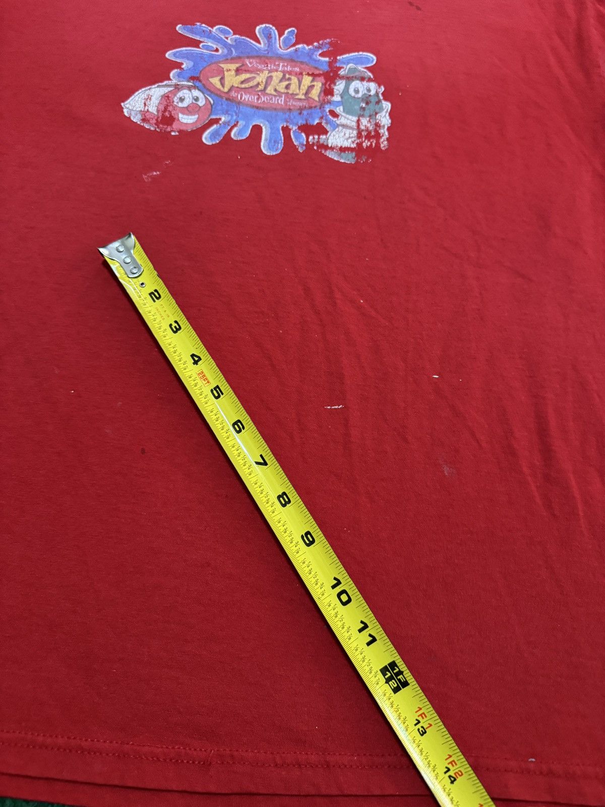 Vintage Vtg VegeTales Jonah Overboard Adventure 2002 Movie T Shirt Size US XL / EU 56 / 4 - 7 Thumbnail