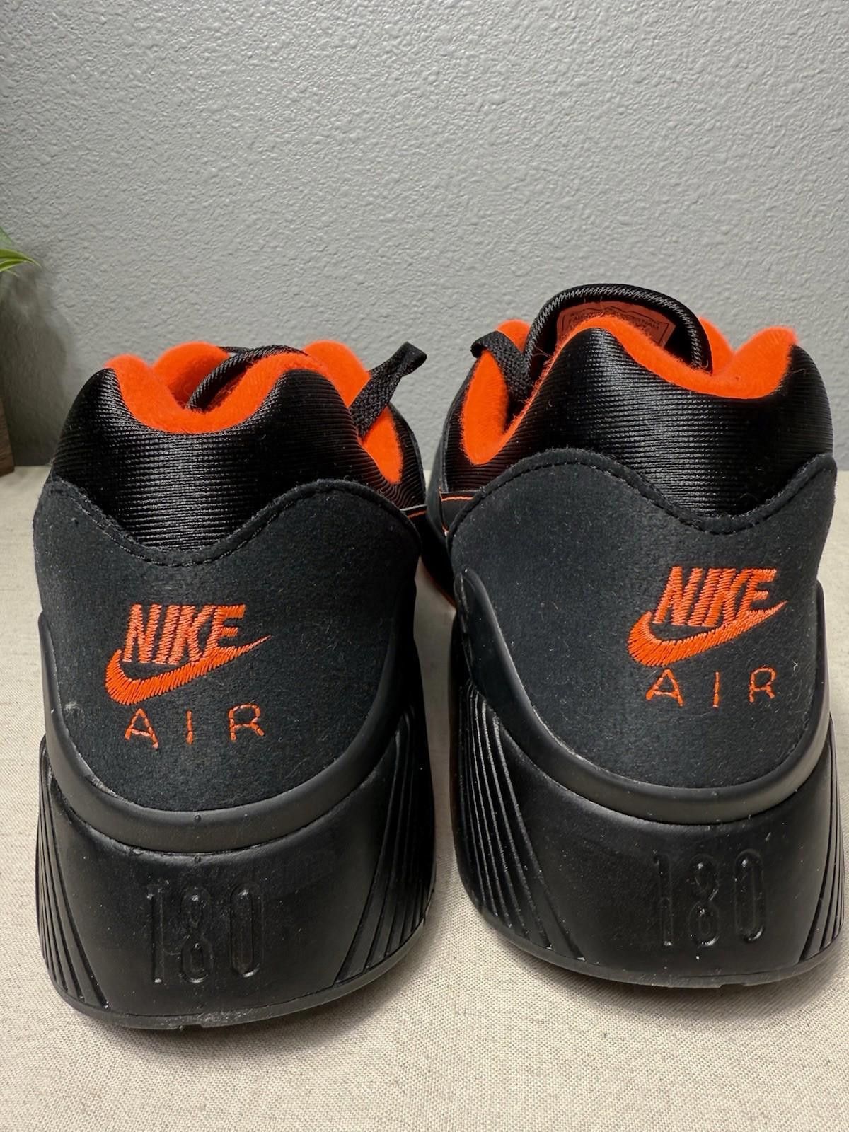 Nike FJ9259-002 Nike Air 180 Black and Hyper Crimson M Sz 10 Size US 10 / EU 43 - 4 Thumbnail