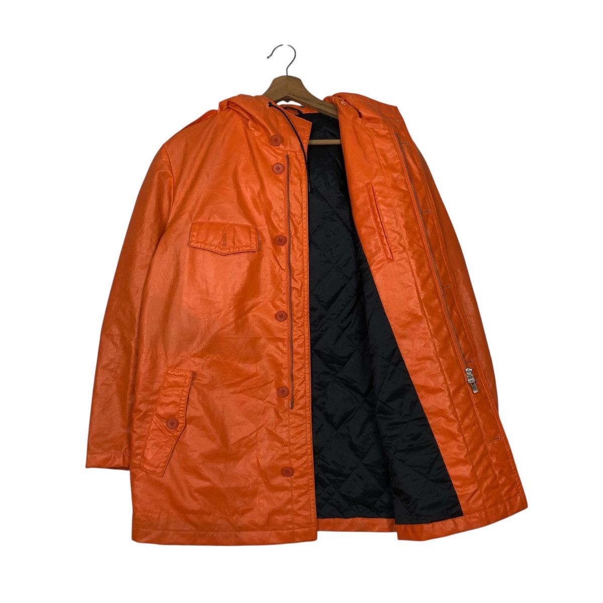 Neil Barrett 🔥VINTAGE BIKER JACKET DUCK CANVAS BLACK BARRETT NEIL BARRETT Size US M / EU 48-50 / 2 - 14 Thumbnail