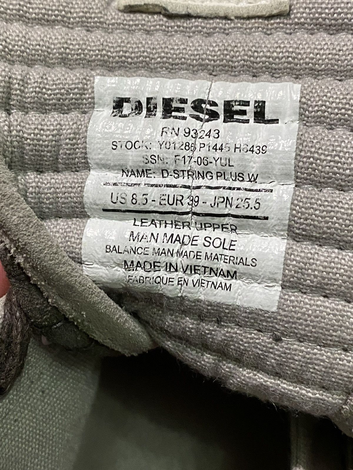 Hysteric Glamour Vintage Rare Maison Margiela Style Diesel Sneakers Size US 8.5 / IT 38.5 - 11 Thumbnail