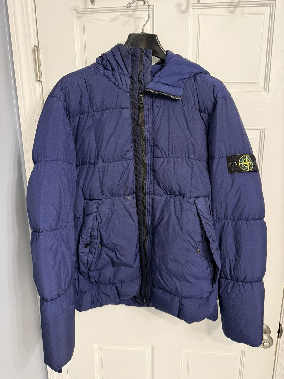 Stone Island Stone island puffer crinkle puffer jacket navy size XL Size US XL / EU 56 / 4 - 1 Thumbnail
