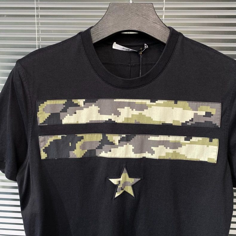 Givenchy Givenchy Short Sleeve T-Shirt Camouflage Patch Five Star Em Size US M / EU 48-50 / 2 - 3 Thumbnail