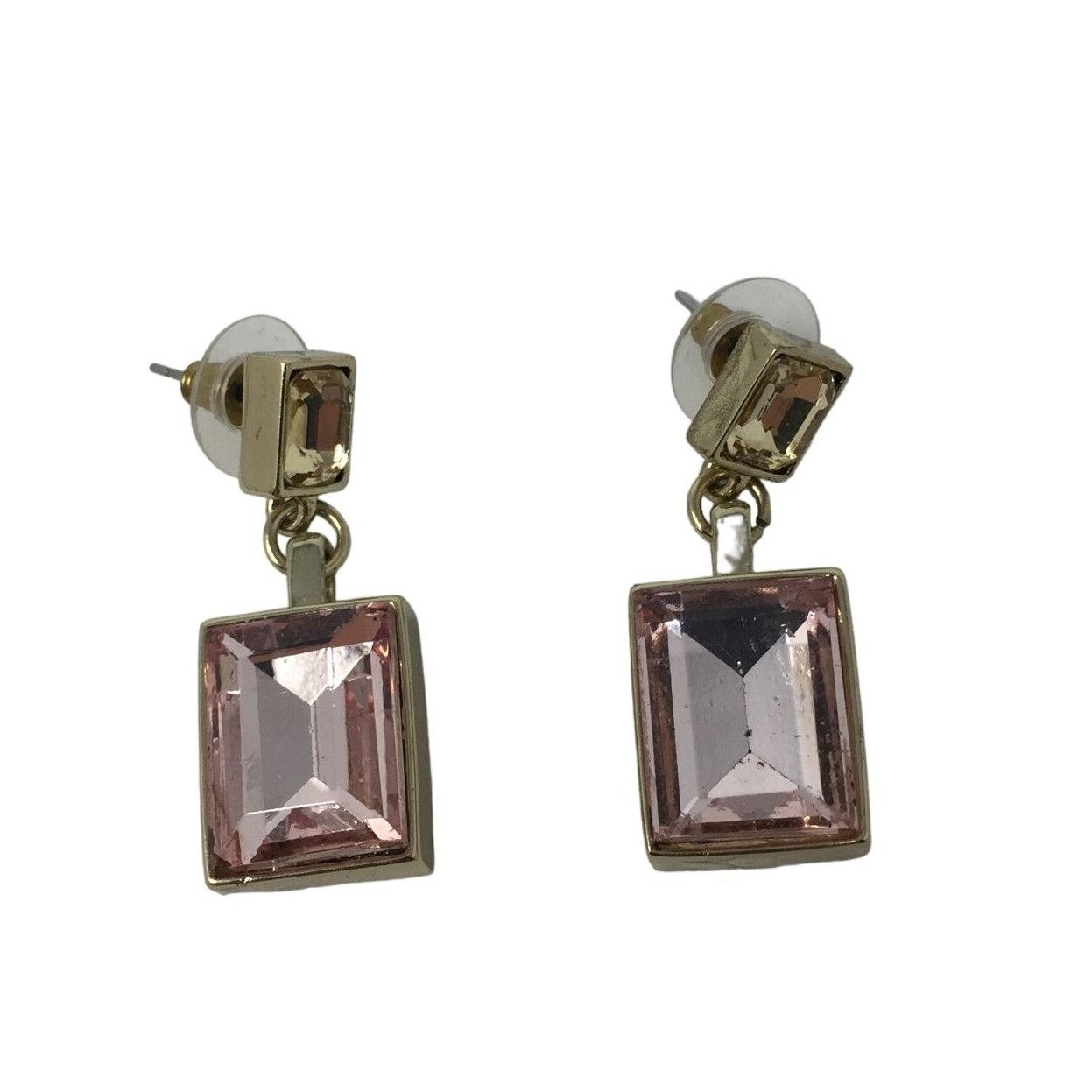 Other Womens Pink Stone Chunky Dangly Earrings Size ONE SIZE - 1 Thumbnail