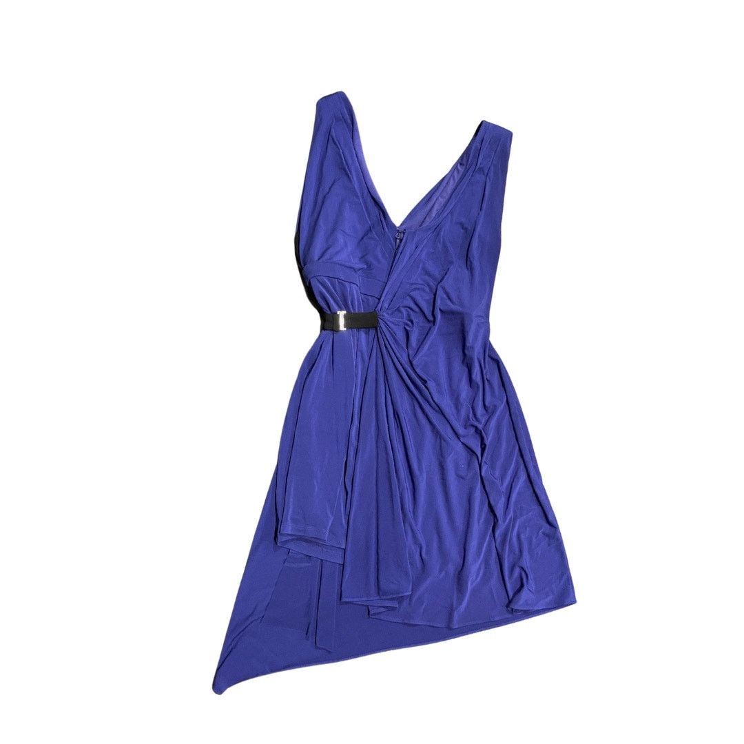 Bcbgmaxazria Dress Eda Blue Jersey Faux Wrap Party career size 4 Size S / US 4 / IT 40 - 3 Thumbnail