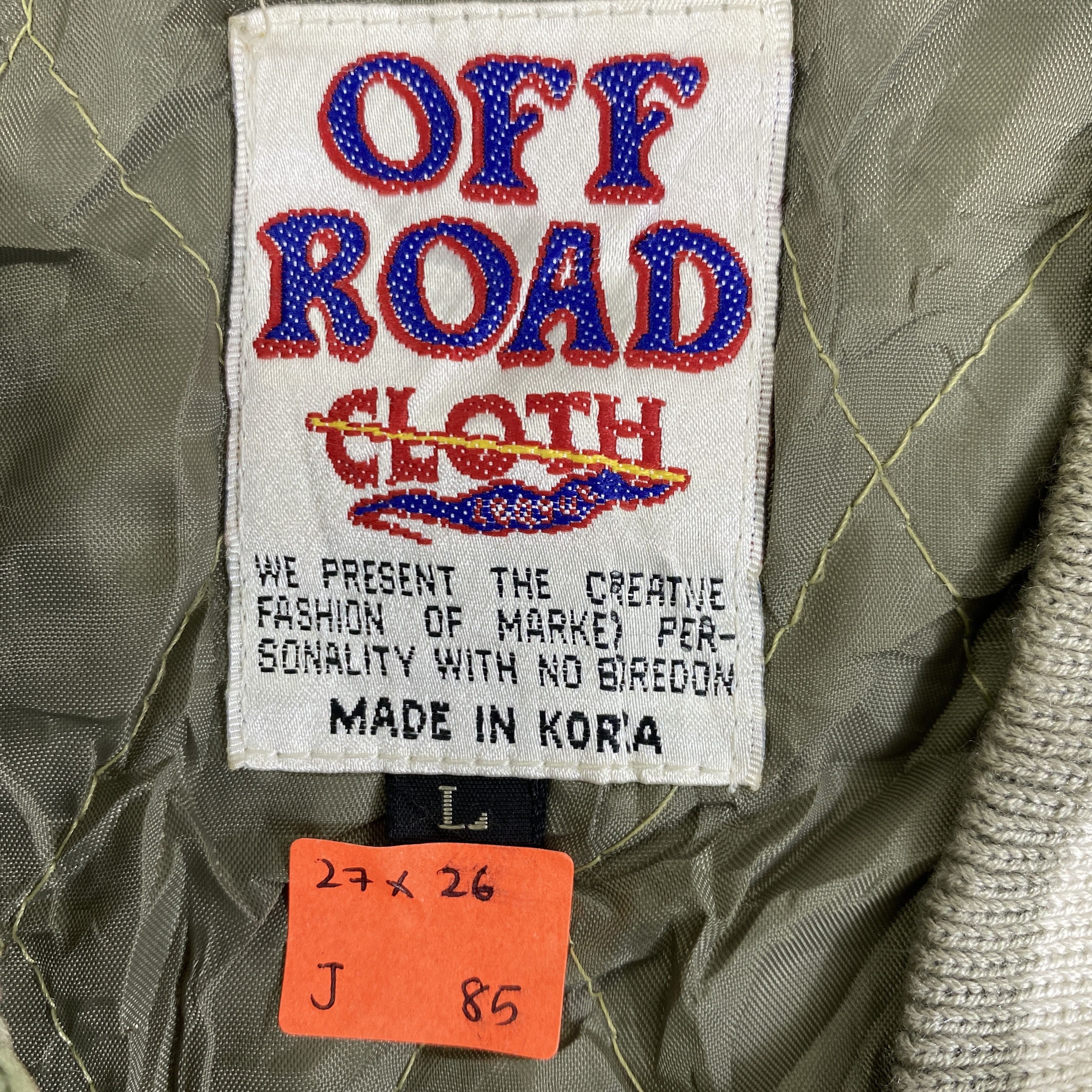 Other Vintage Off Road Cloth Bomber Jacket -J085 Size US L / EU 52-54 / 3 - 7 Thumbnail