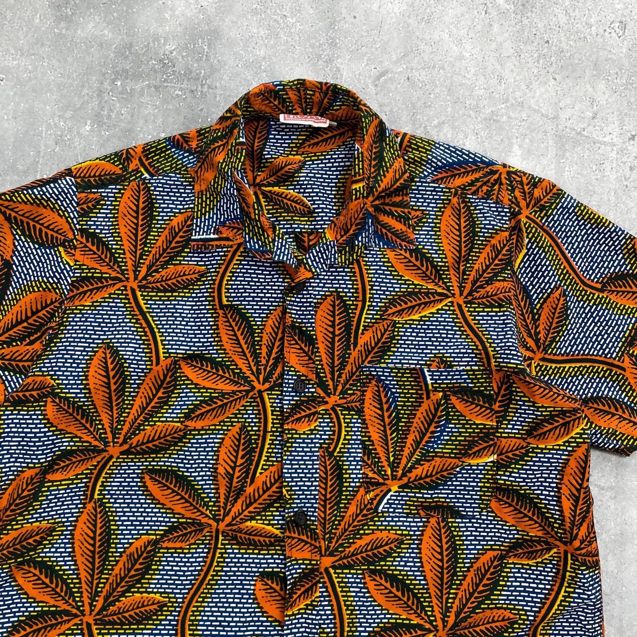Designer Poplin Project Floral Print Short Sleeve Button-Up Shirt M Size US M / EU 48-50 / 2 - 2 Thumbnail