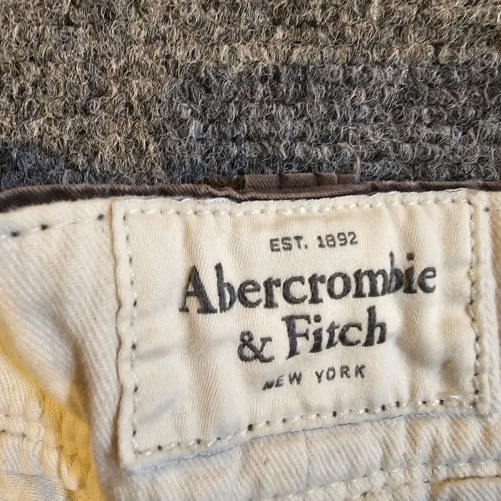 Abercrombie & Fitch Abercrombie & Fitch Short Mens 28 Gray Cargo Flat Front 10 Inch Casual Preppy Size US 28 / EU 44 - 5 Thumbnail