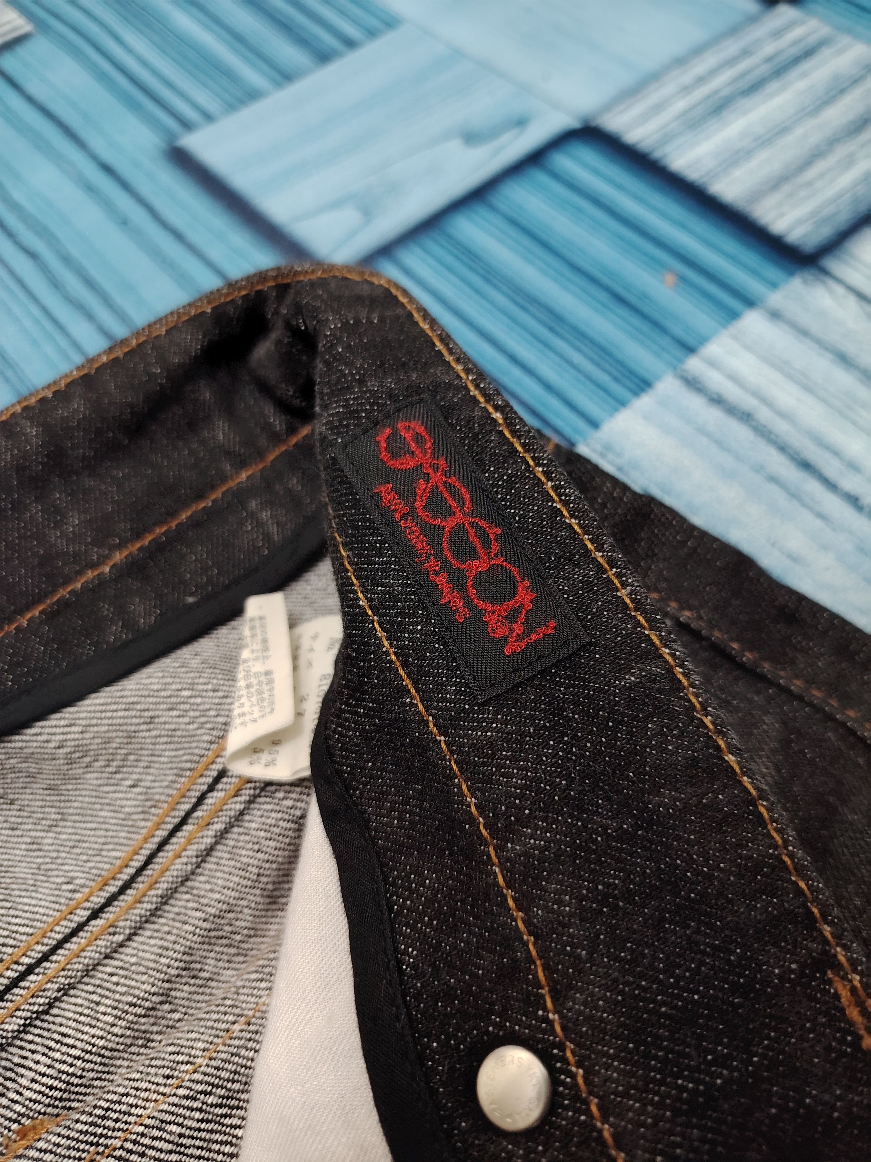If Six Was Nine × Japanese Brand Japanese Sasson Black Flared Jeans Tribal embroidery Pocket Size US 27 - 6 Thumbnail