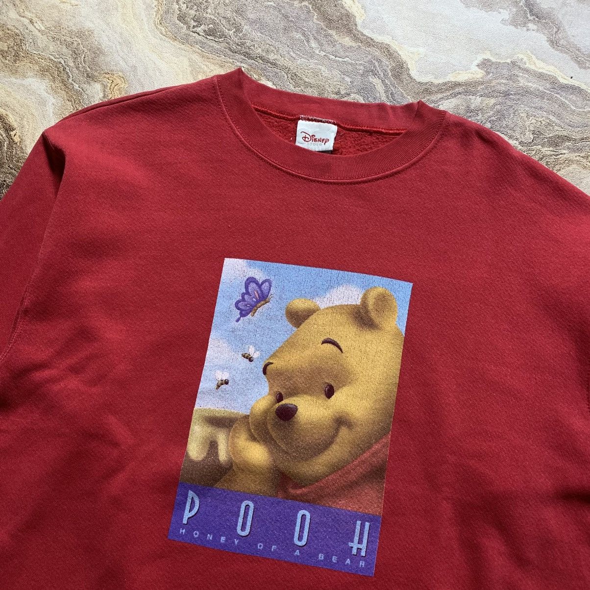 Vintage Vtg Disney Winnie The Pooh Sweetshirt Size US M / EU 48-50 / 2 - 2 Thumbnail