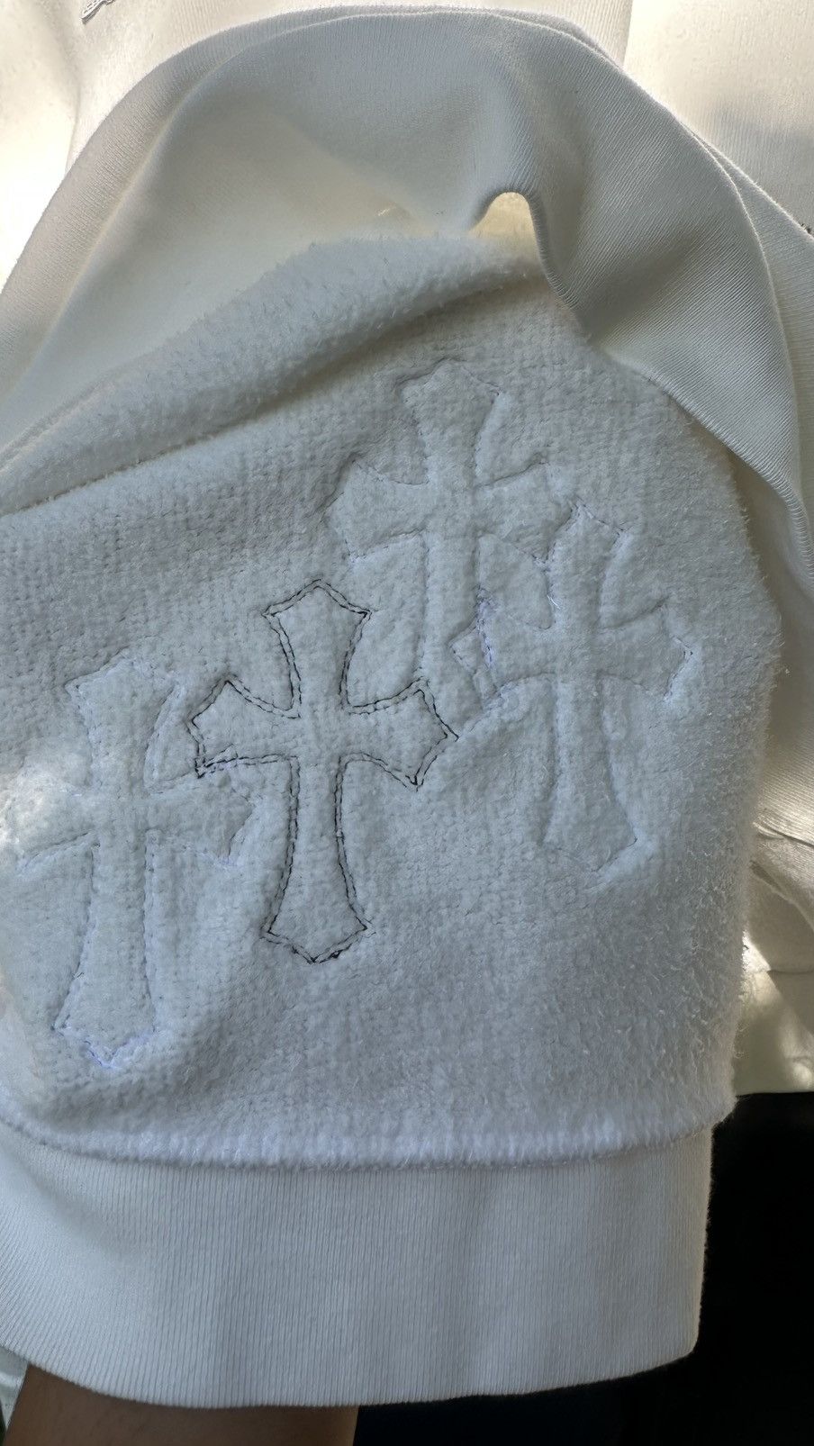 Chrome Hearts Chrome Hearts White & Leopard Cross Patch Sweatshirt Size US L / EU 52-54 / 3 - 19 Thumbnail