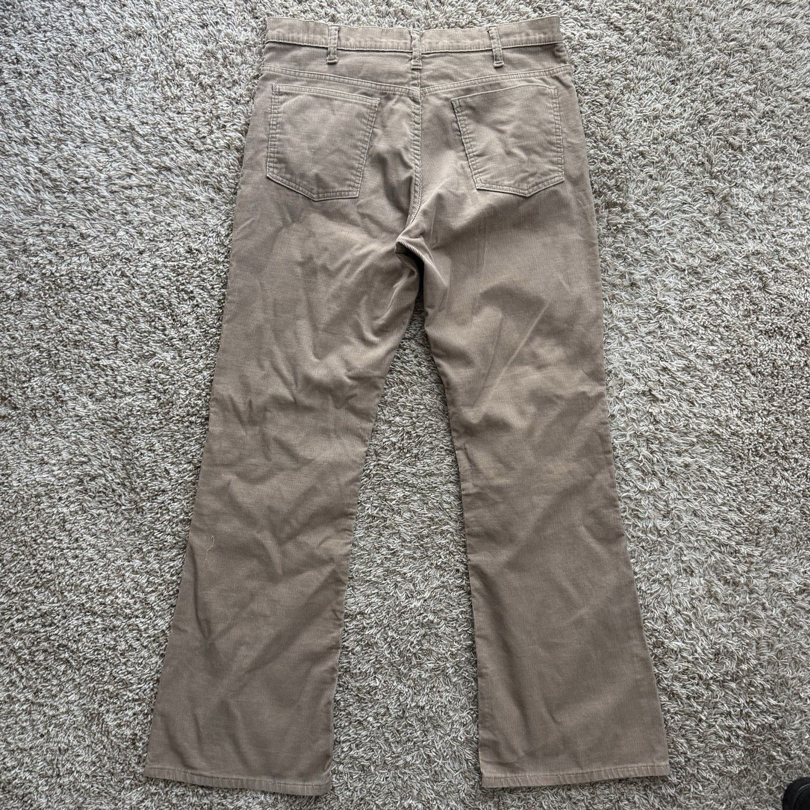 Levi's × Vintage Vintage 70s Levi’s Brown Corduroy Flare Boot Cut Pants Jeans Size US 33 - 2 Thumbnail