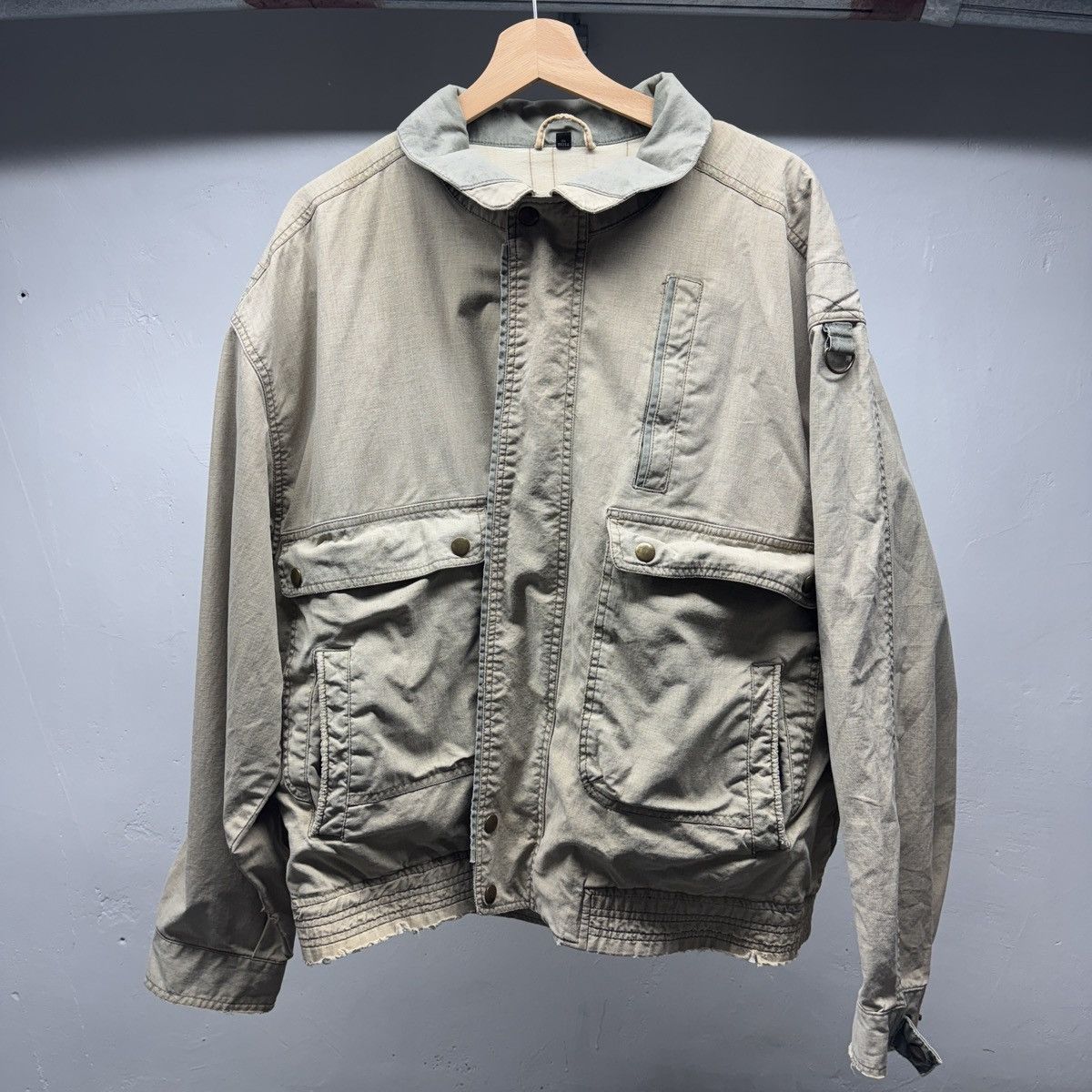 Vintage Thrashed Faded Distressed Field Utility Jacket ERD Grunge Size US L / EU 52-54 / 3 - 2 Thumbnail