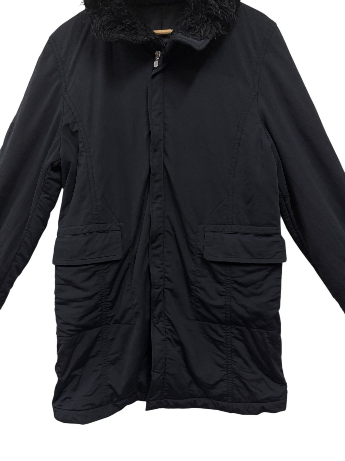 PPFM PPFM Fur Hoodie Black Jacket Size US L / EU 52-54 / 3 - 4 Thumbnail