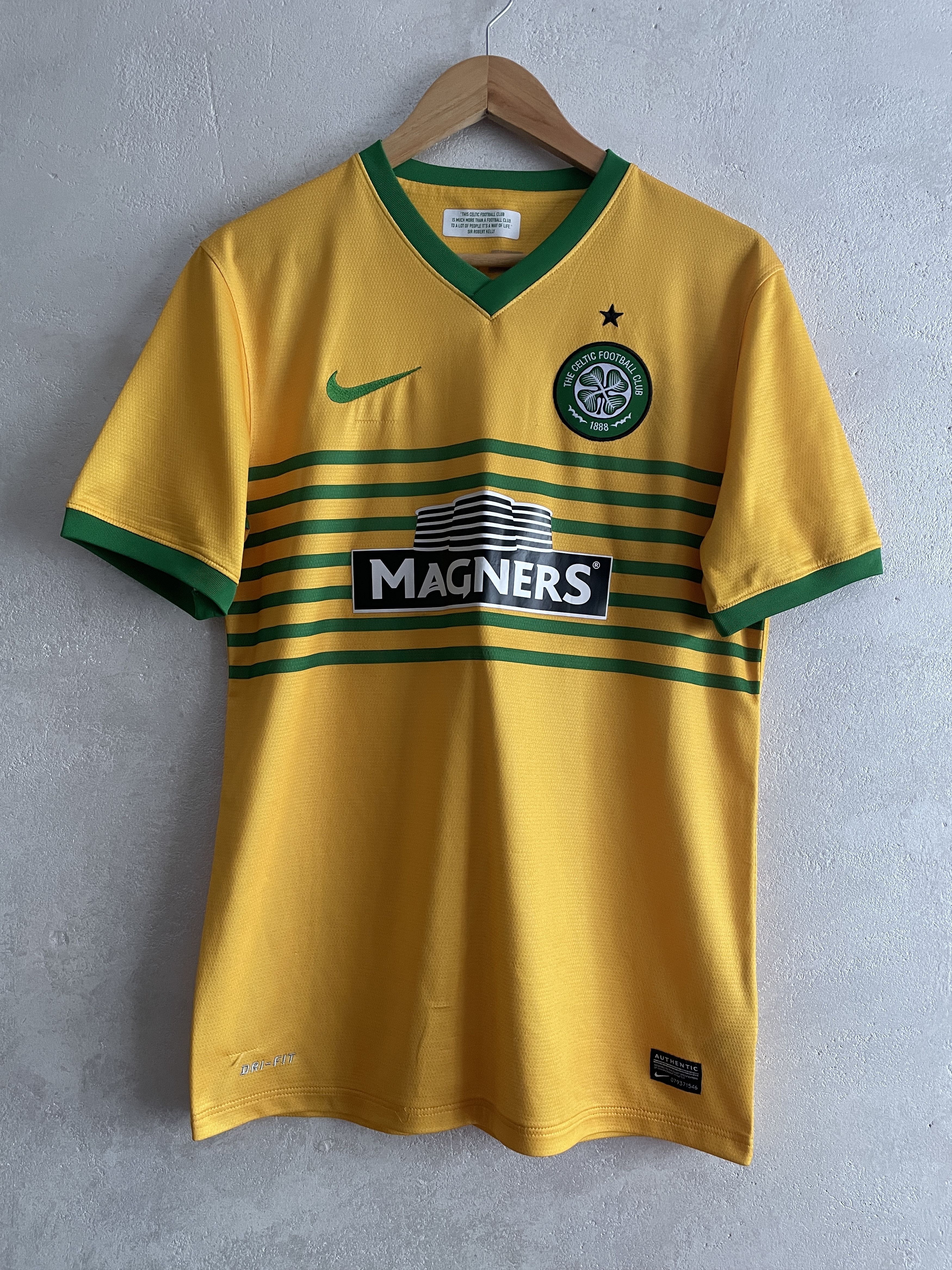 Nike Celtic Away Kit 2013 2014 Football Shirt Soccer Jersey Size US S / EU 44-46 / 1 - 1 Thumbnail