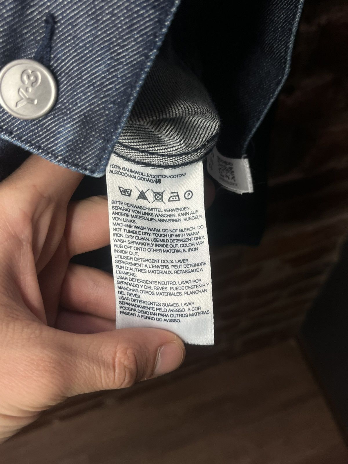 Yohji Yamamoto y-3 2007 denim jacket Size US L / EU 52-54 / 3 - 10 Thumbnail