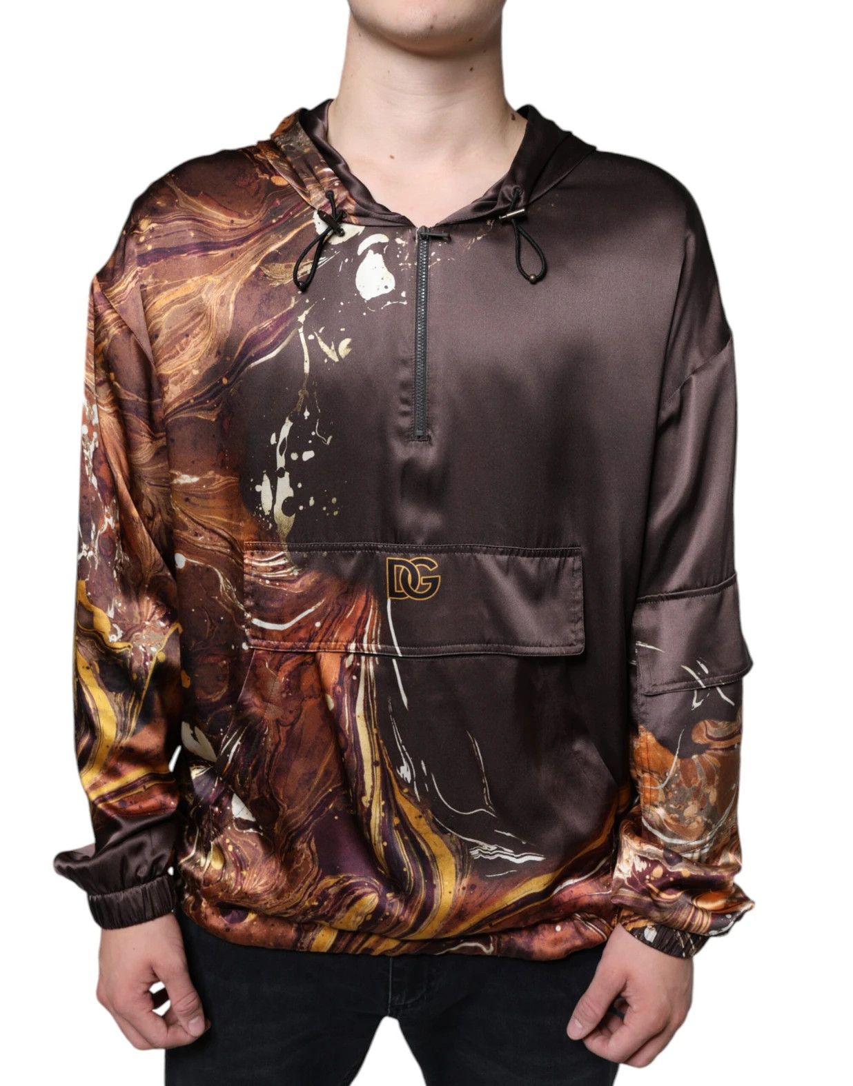 Dolce & Gabbana o1y0125 Logo Hooded Jacket in Multicolor Size US M / EU 48-50 / 2 - 2 Thumbnail