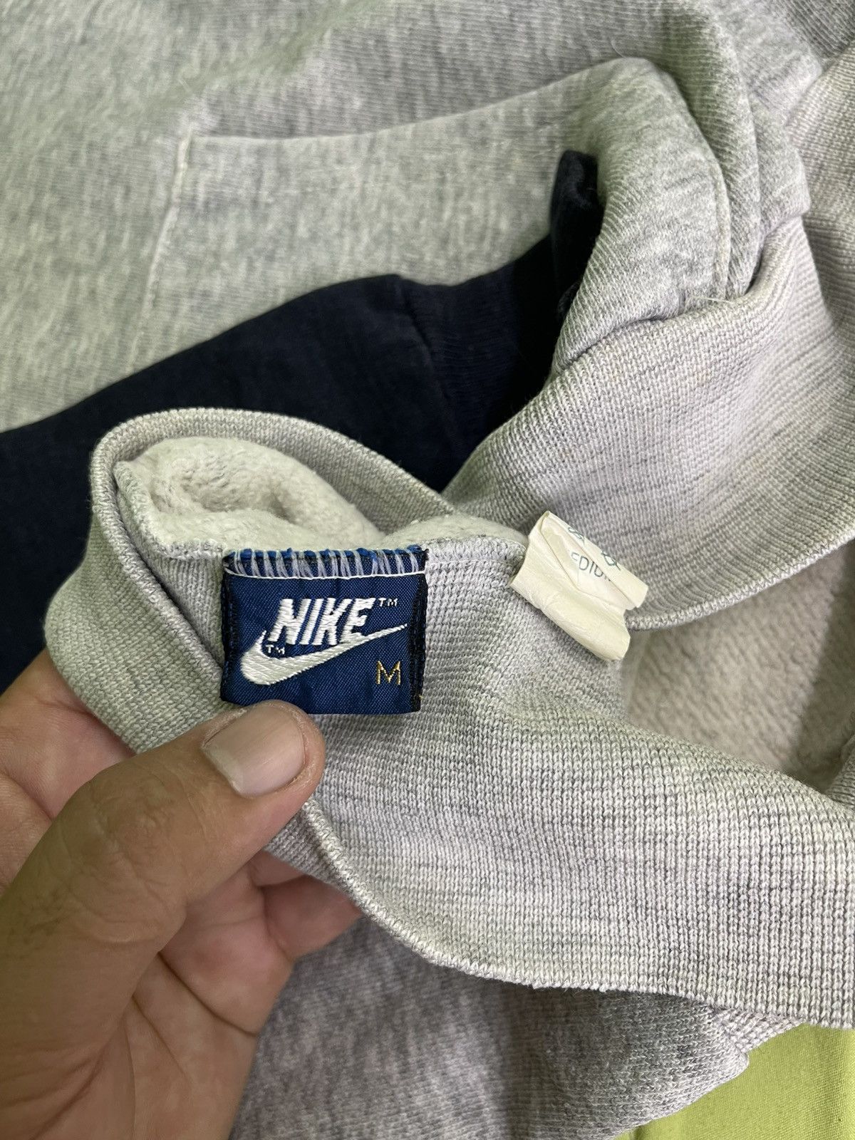 Nike Vintage 80's Nike Raglan Sleeve Halfzip Pullover Hoodie Size US M / EU 48-50 / 2 - 11 Thumbnail