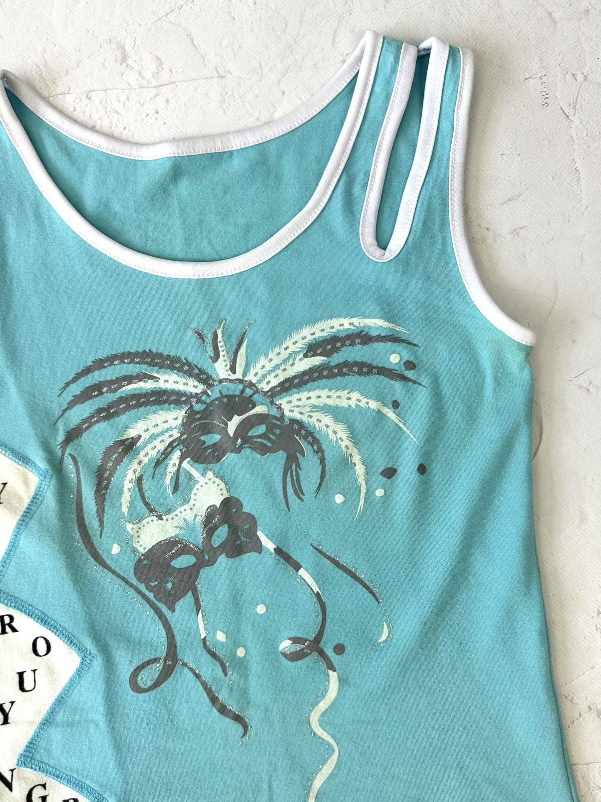 If Six Was Nine × Japanese Brand × Vintage Vintage Printed Tank Top Size M / US 6-8 / IT 42-44 - 3 Thumbnail