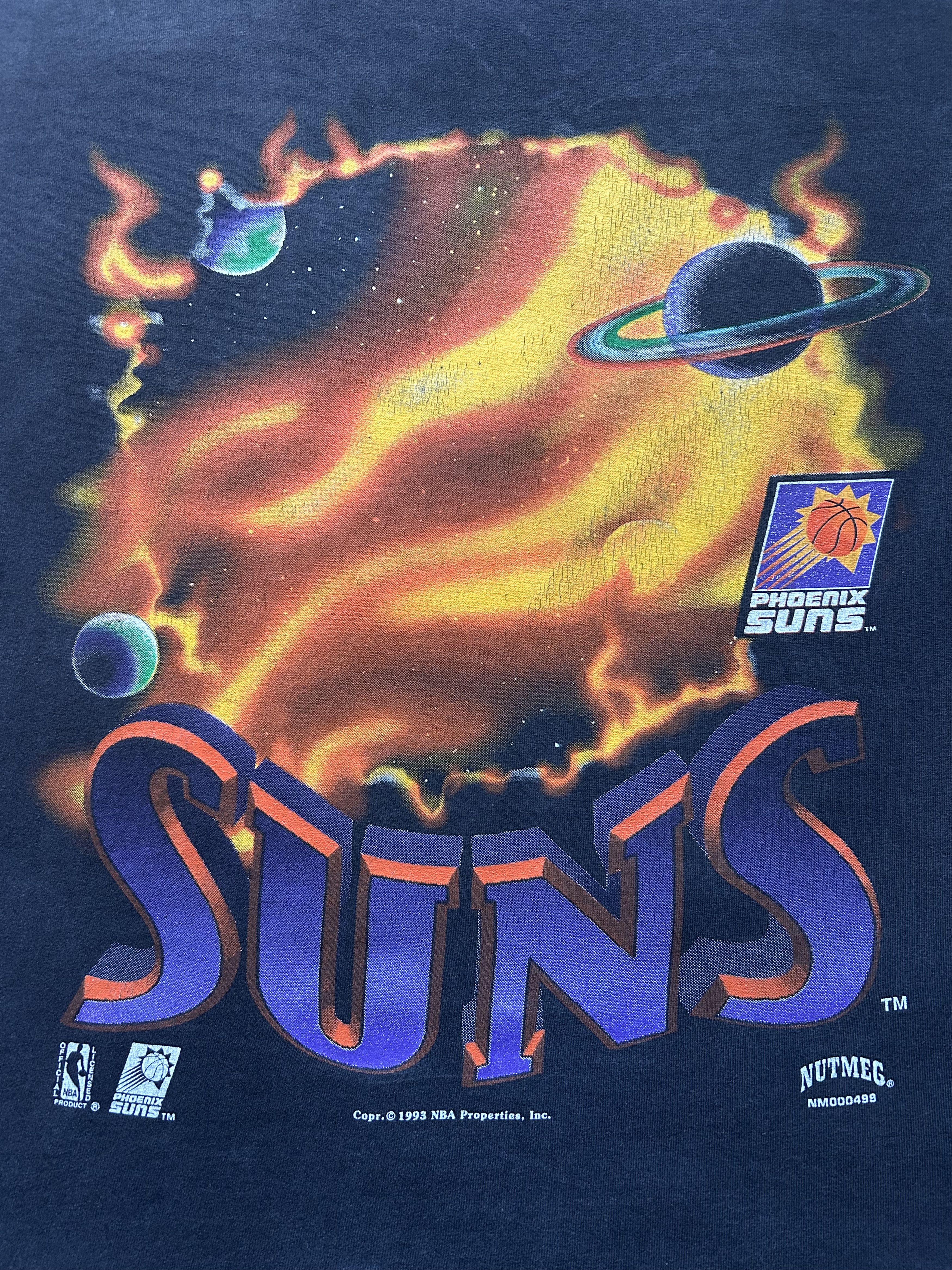 Nutmeg Vintage Nutmeg Phoenix Suns Planets single stitch T-Shirt Size US XL / EU 56 / 4 - 5 Thumbnail