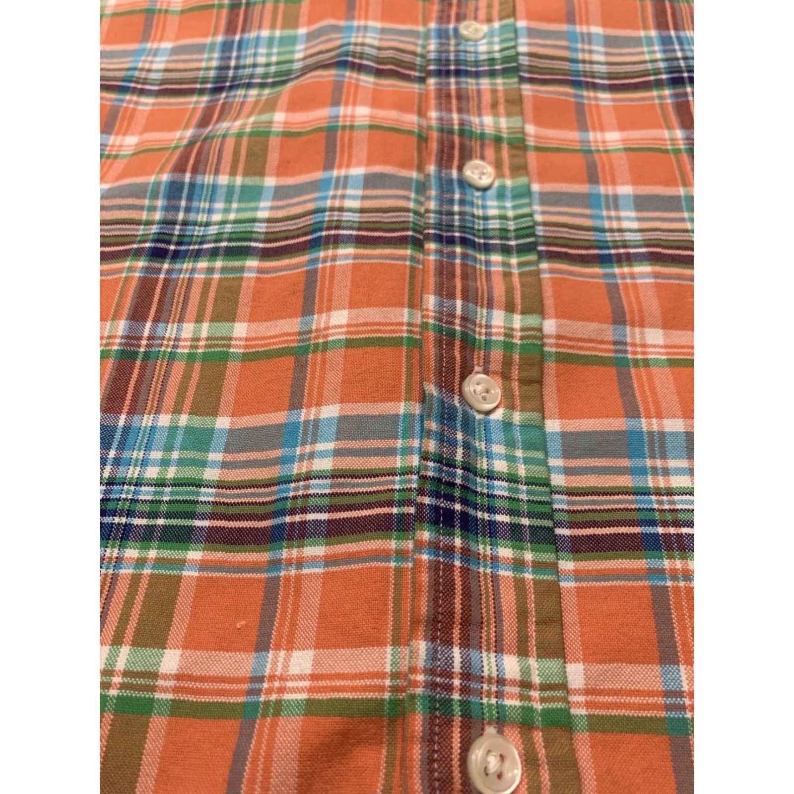 Ralph Lauren VINTAGE Ralph Lauren Men’s Button-Down Shirt 2XL XXL Short Sleeve Plaid Cotton Preppy Size US XXL / EU 58 / 5 - 6 Thumbnail